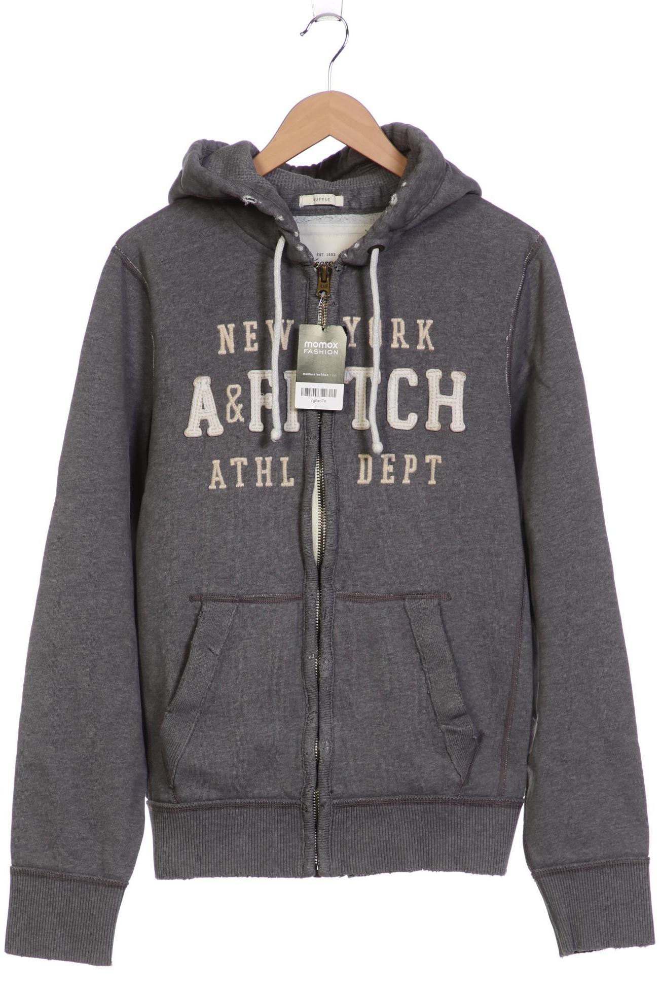 

Abercrombie & Fitch Herren Kapuzenpullover, grau, Gr. 52