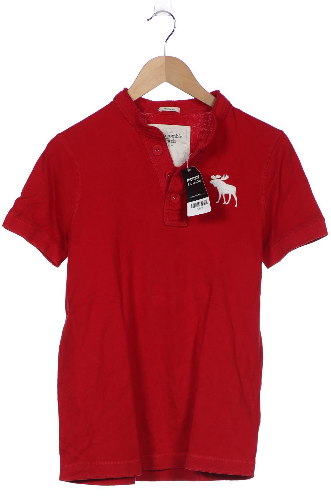 

Abercrombie & Fitch Herren Poloshirt, rot