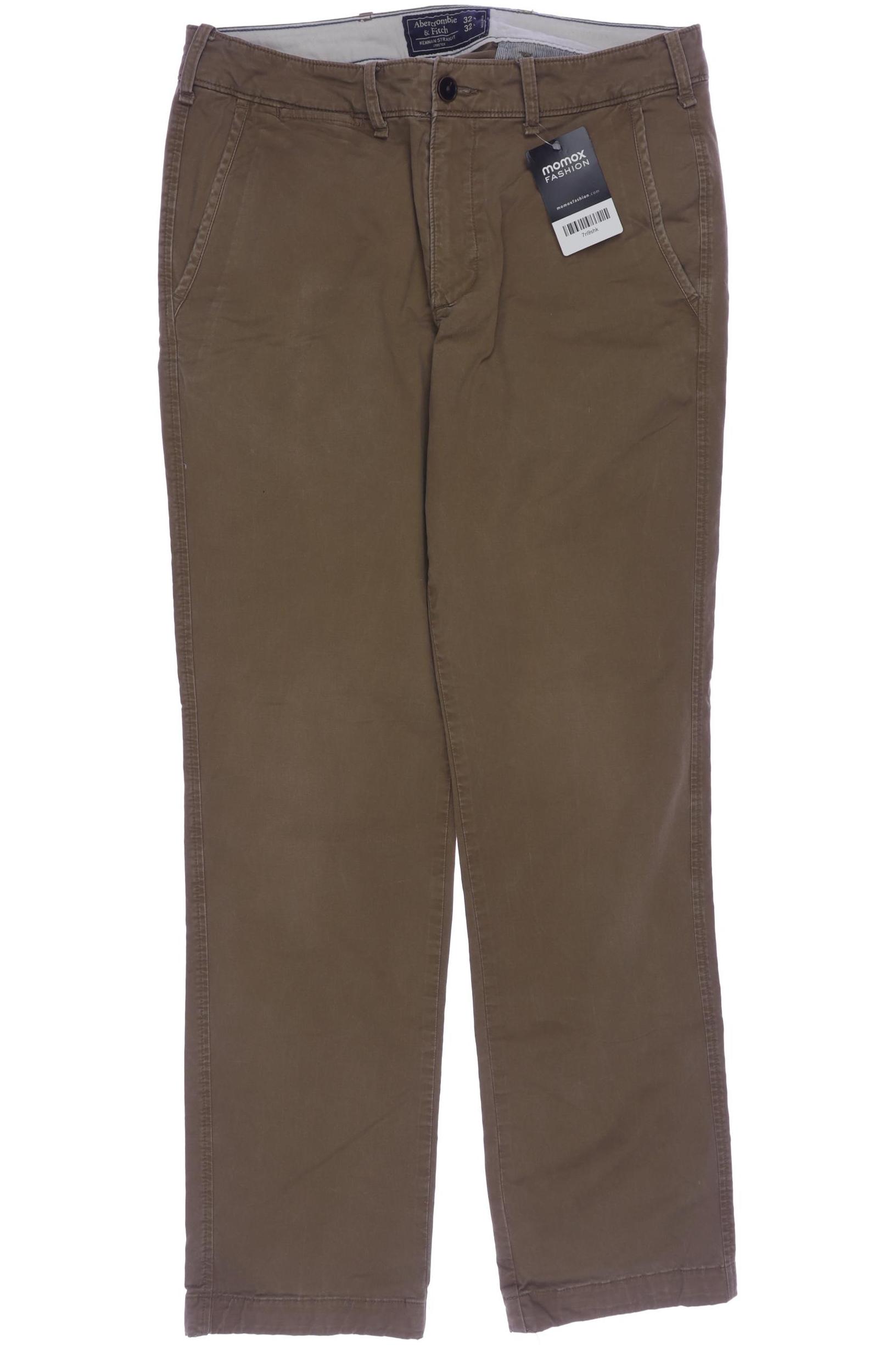 

Abercrombie & Fitch Herren Stoffhose, braun, Gr. 32