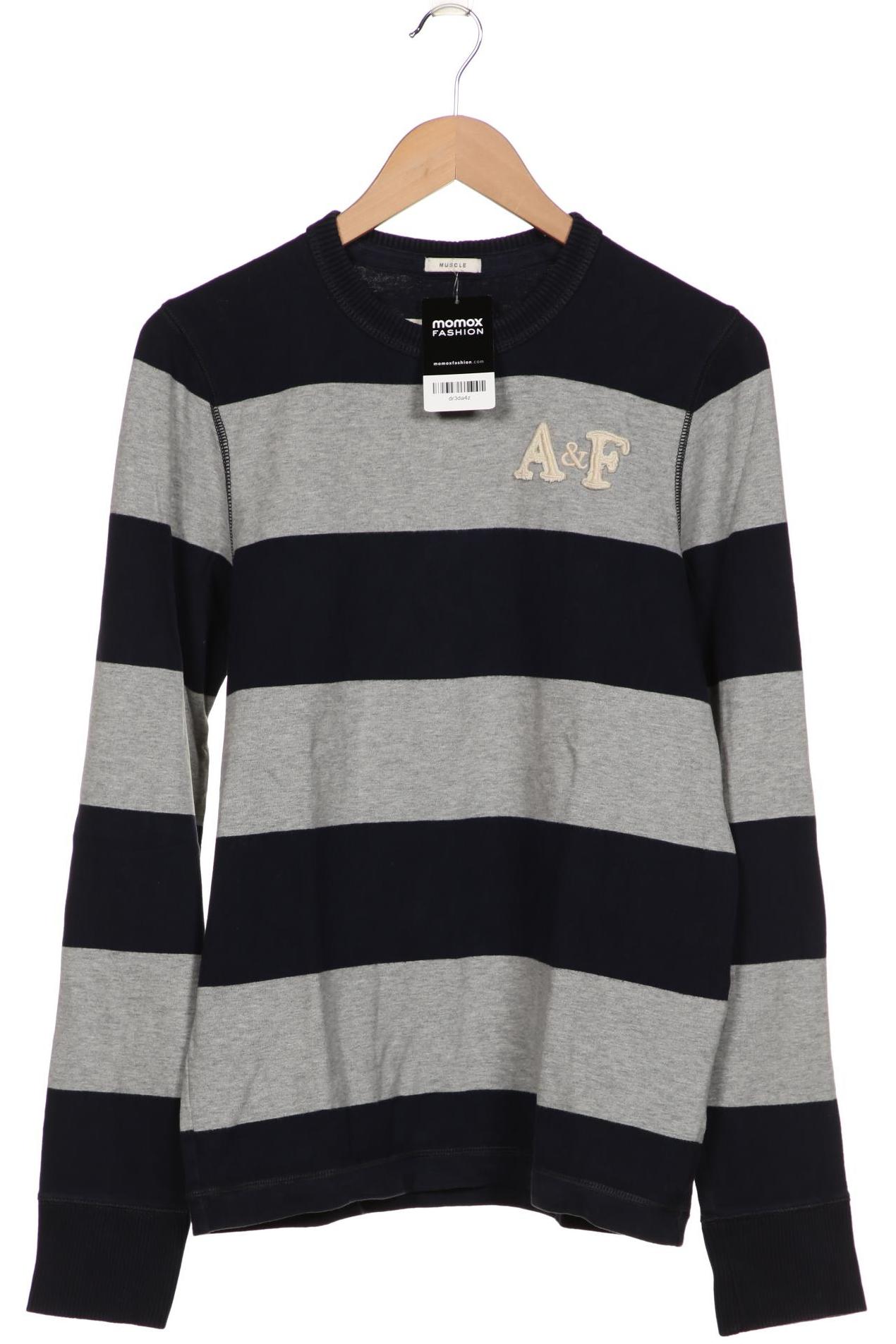 

Abercrombie & Fitch Herren Langarmshirt, marineblau