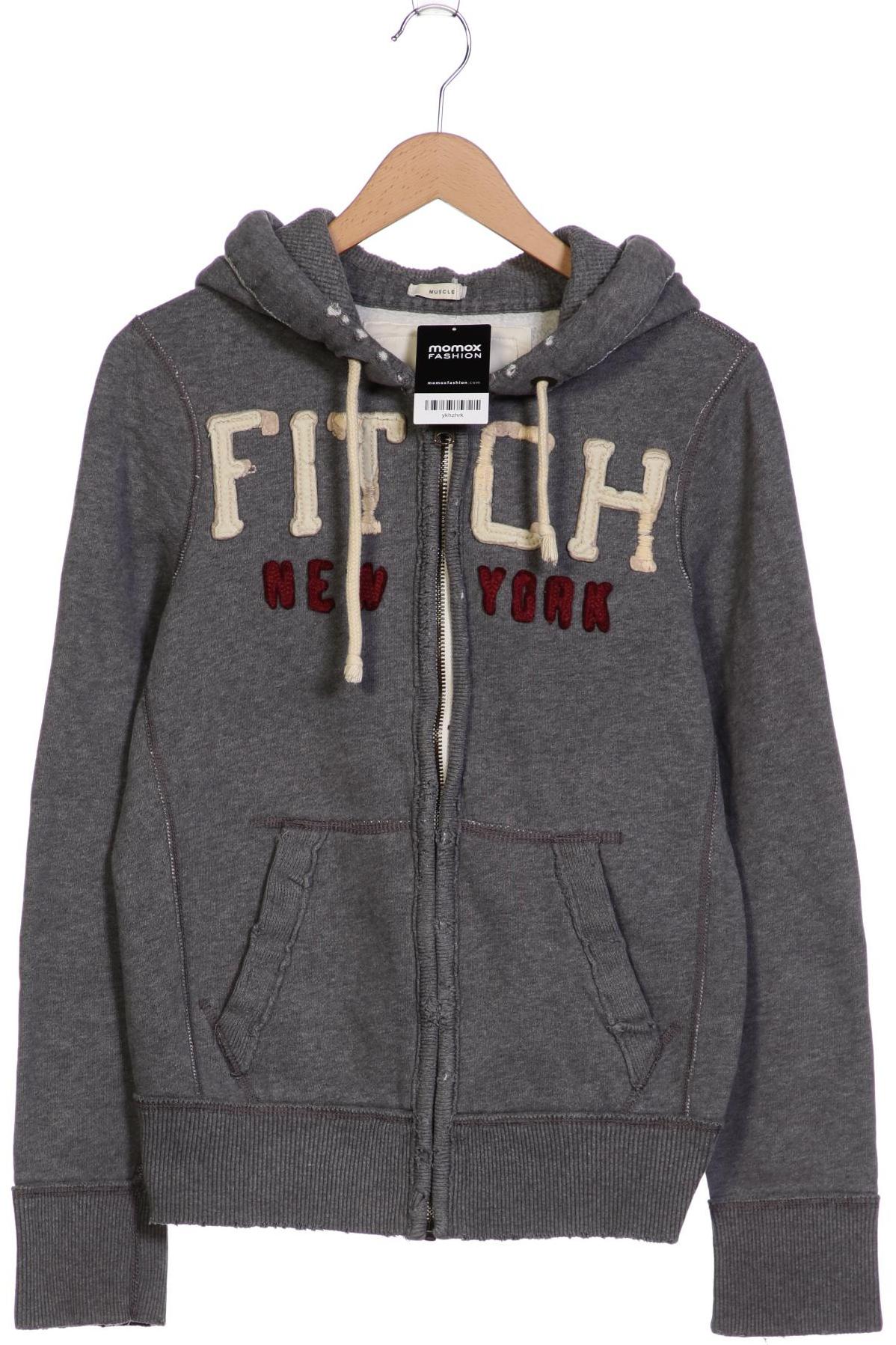 

Abercrombie & Fitch Herren Kapuzenpullover, grau