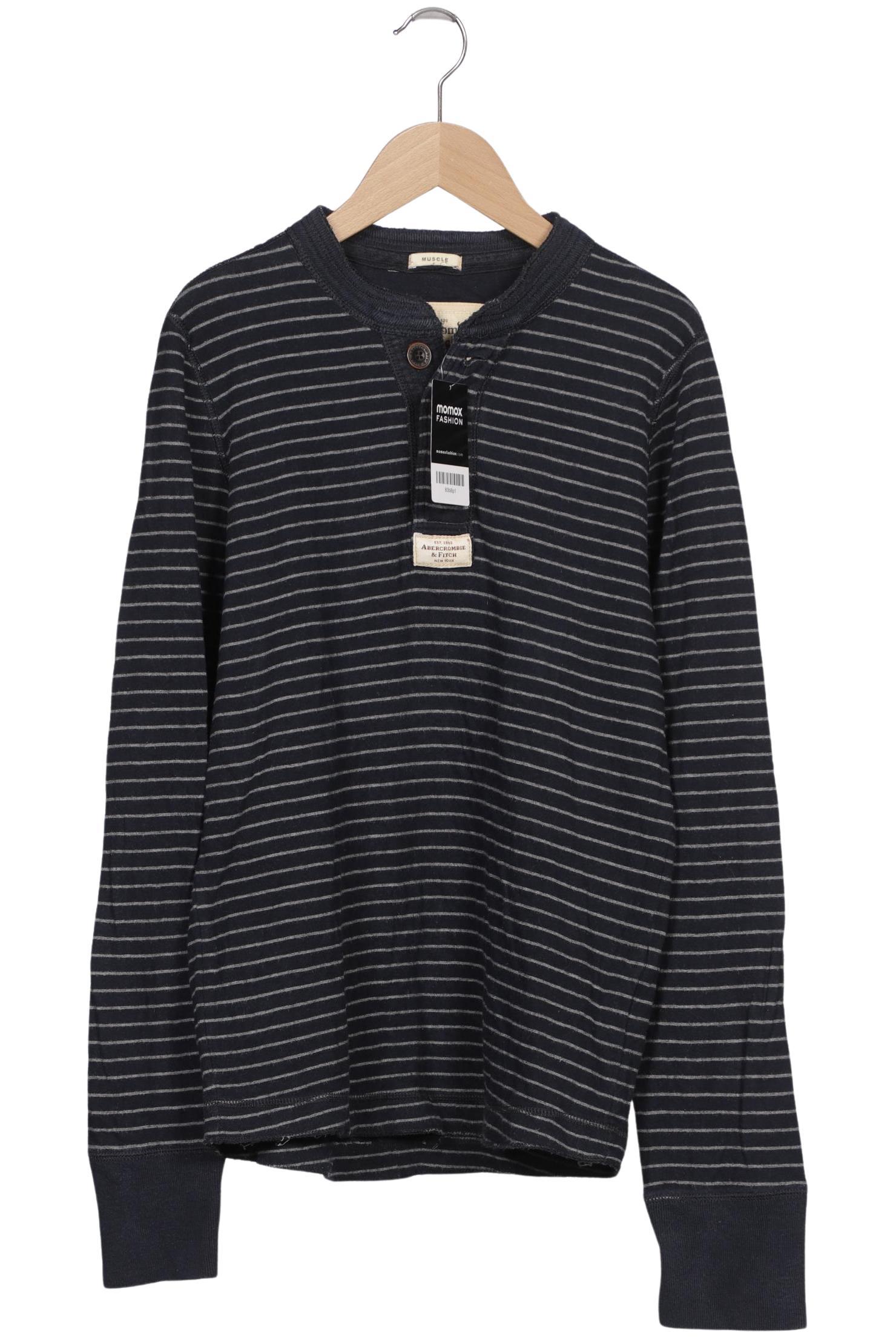 

Abercrombie & Fitch Herren Langarmshirt, marineblau, Gr. 48
