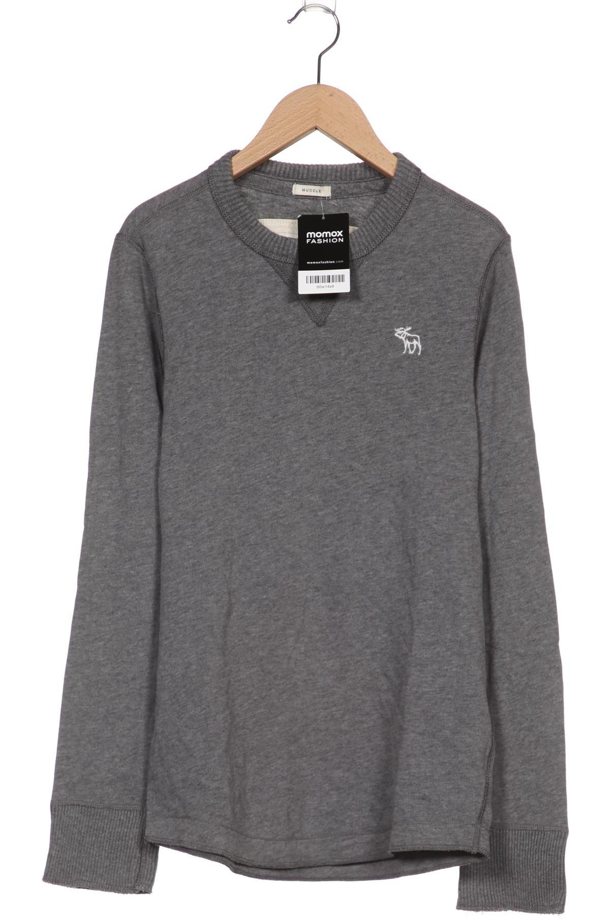 

Abercrombie & Fitch Herren Langarmshirt, grau, Gr. 46