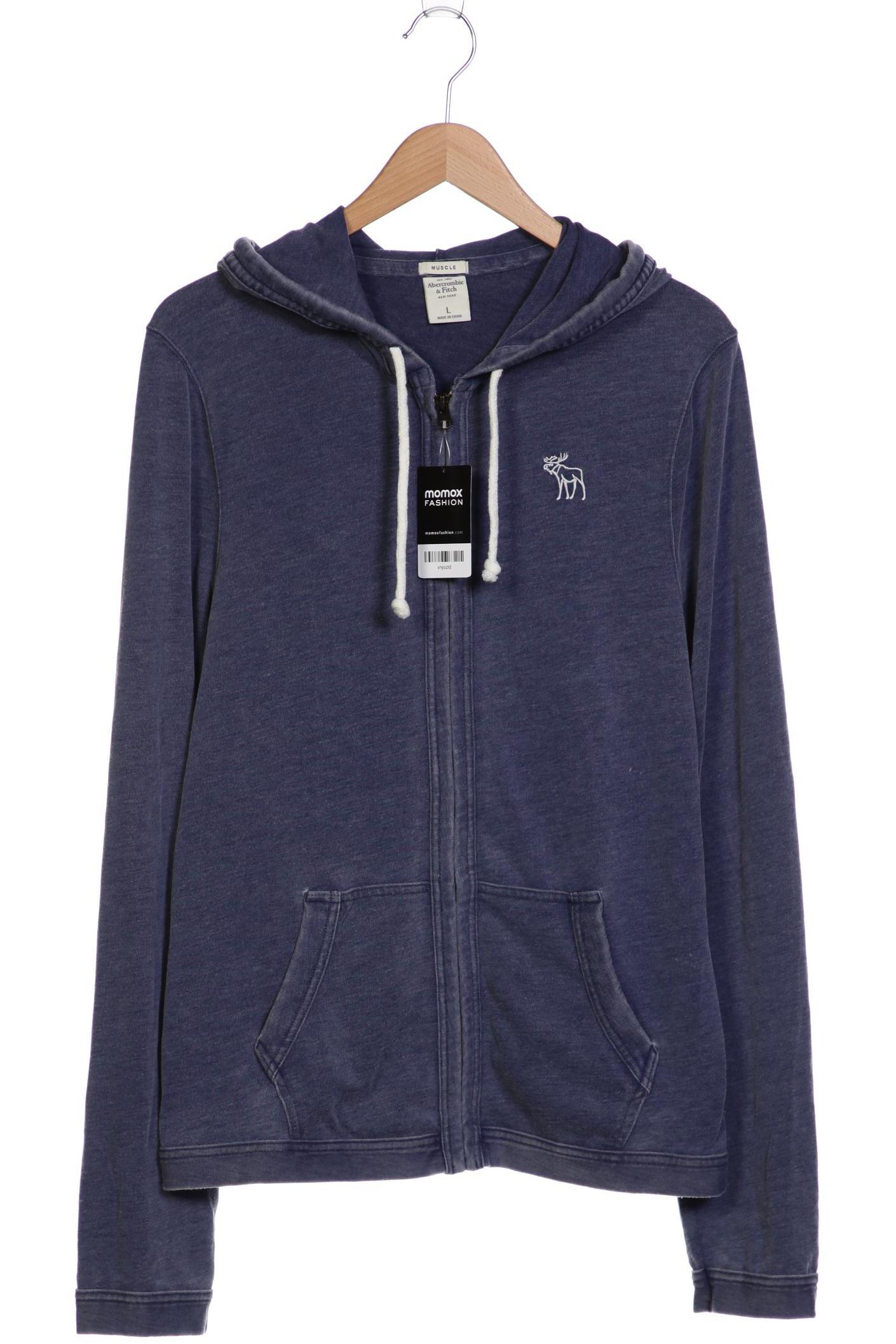 

Abercrombie & Fitch Herren Kapuzenpullover, blau, Gr. 52