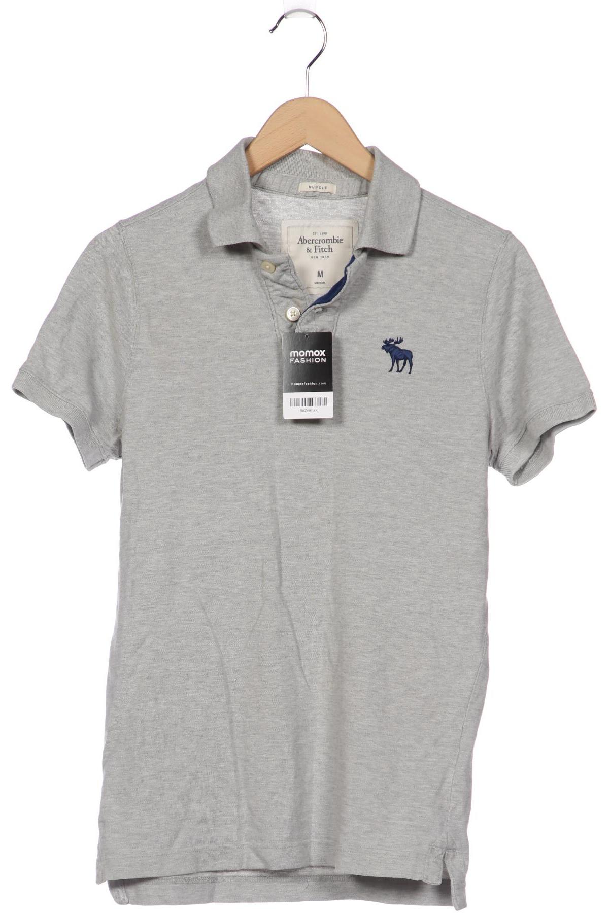 

Abercrombie & Fitch Herren Poloshirt, grau