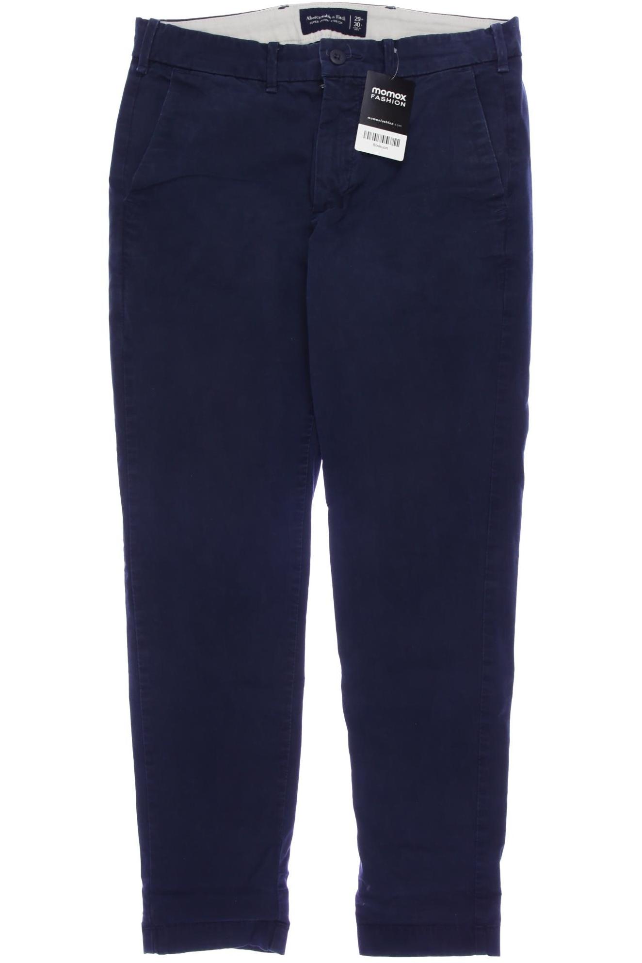 

Abercrombie & Fitch Herren Stoffhose, marineblau, Gr. 29