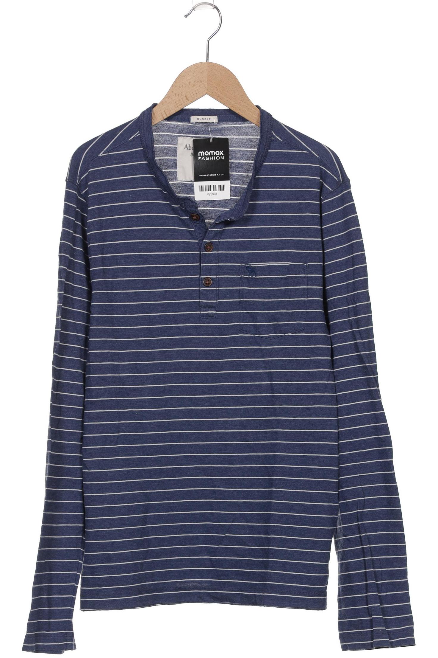 

Abercrombie & Fitch Herren Langarmshirt, blau, Gr. 48