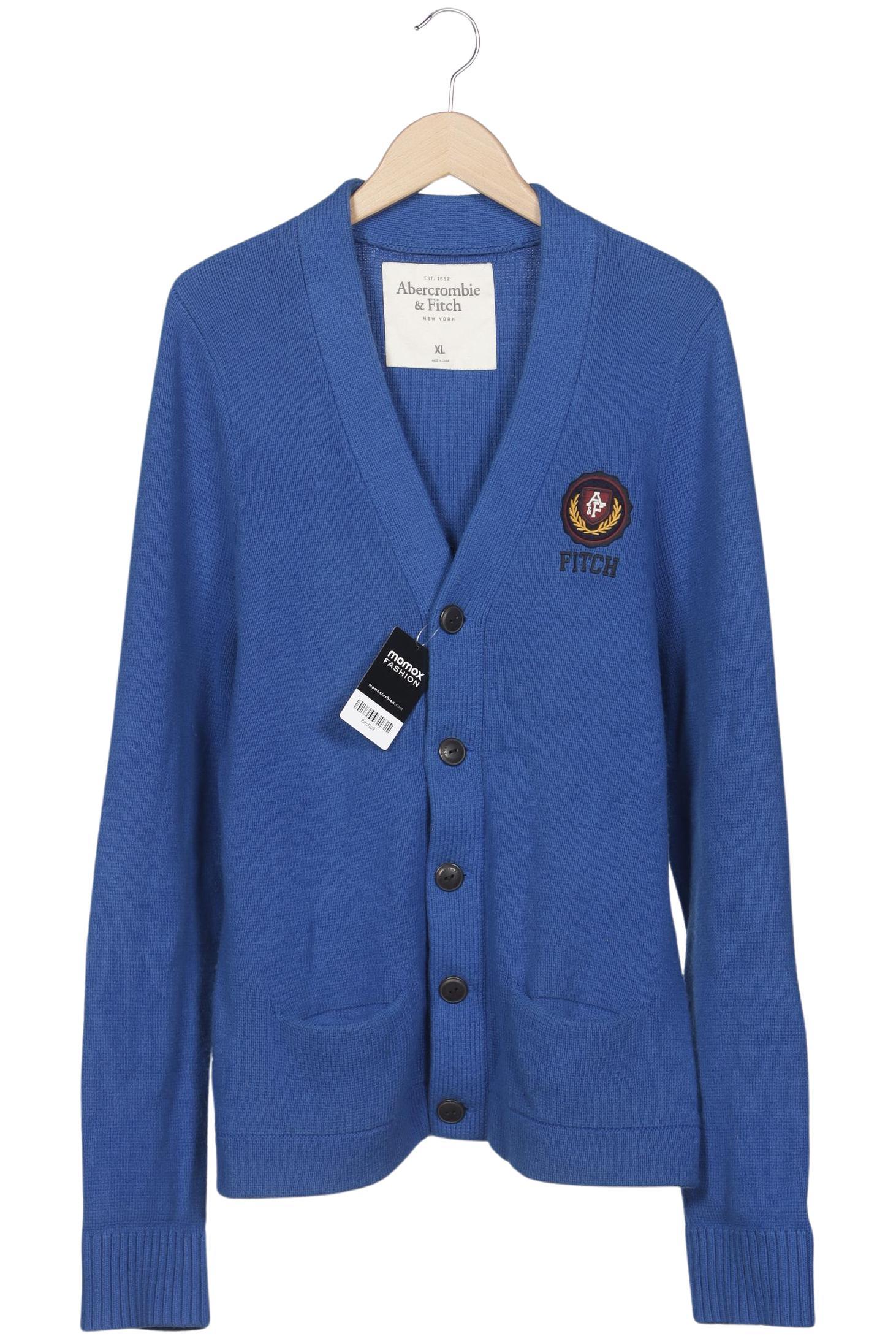 

Abercrombie & Fitch Herren Strickjacke, blau, Gr. 54
