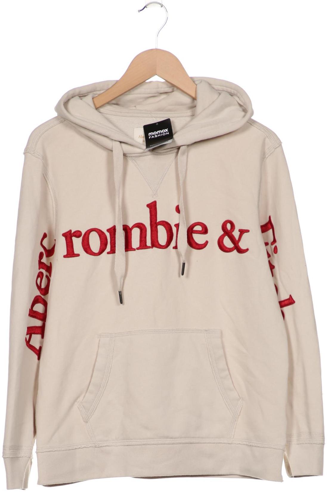 

Abercrombie & Fitch Herren Kapuzenpullover, cremeweiß