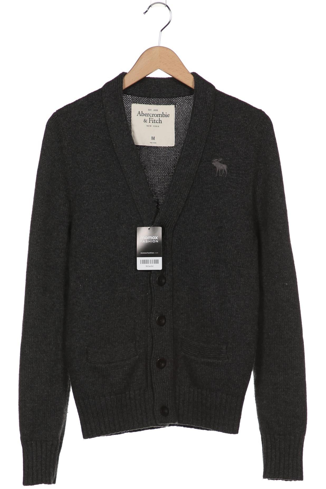 

Abercrombie & Fitch Herren Strickjacke, grau, Gr. 48