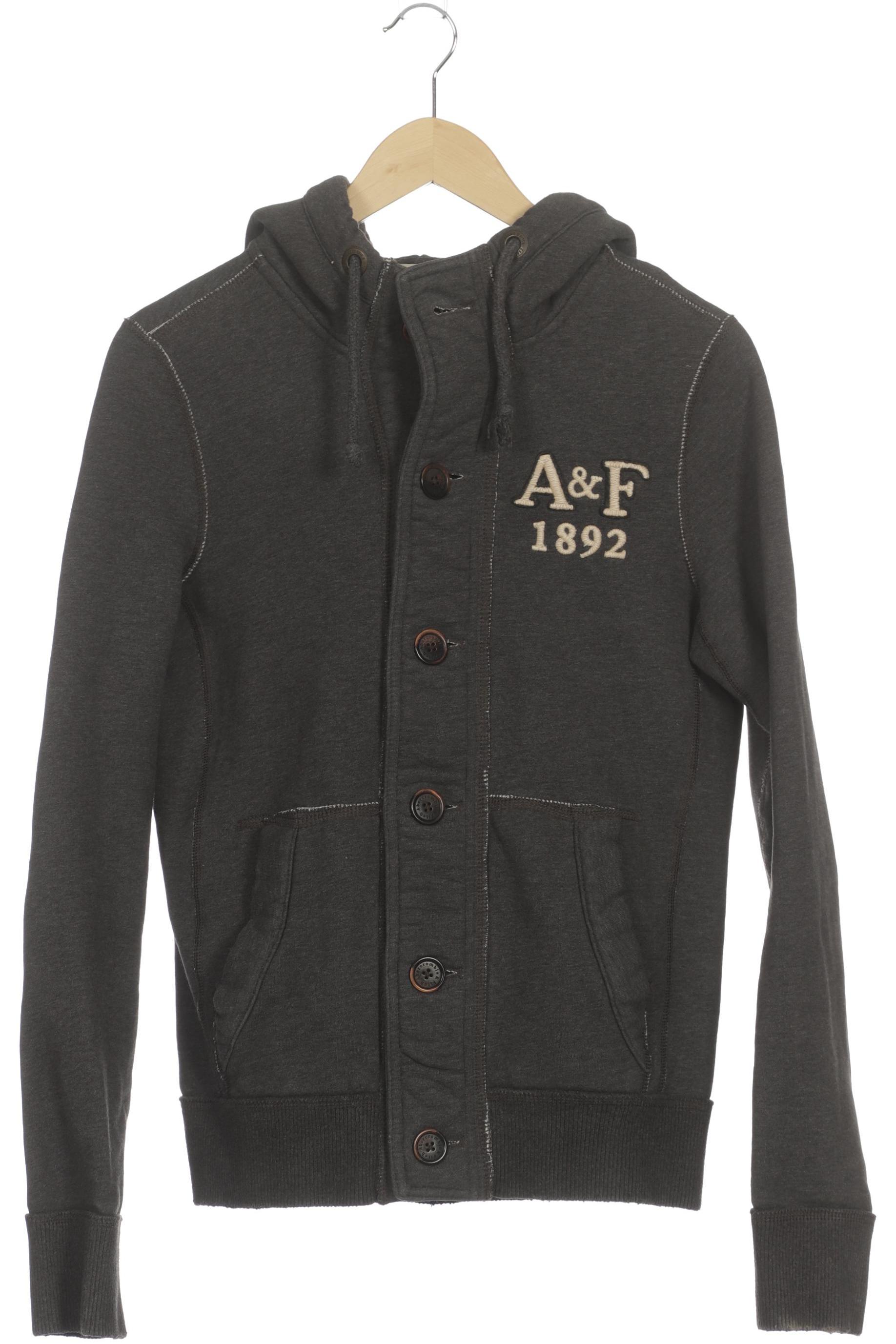 

Abercrombie & Fitch Herren Kapuzenpullover, grau, Gr.