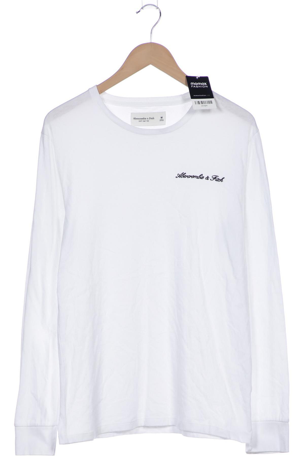 

Abercrombie & Fitch Herren Langarmshirt, weiß, Gr. 48