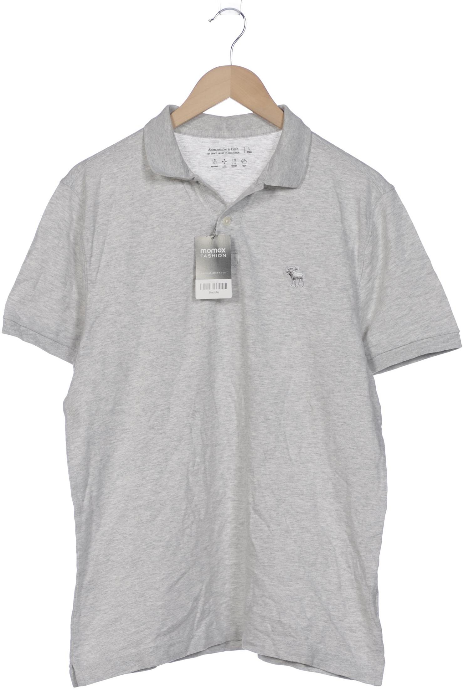 

Abercrombie & Fitch Herren Poloshirt, grau
