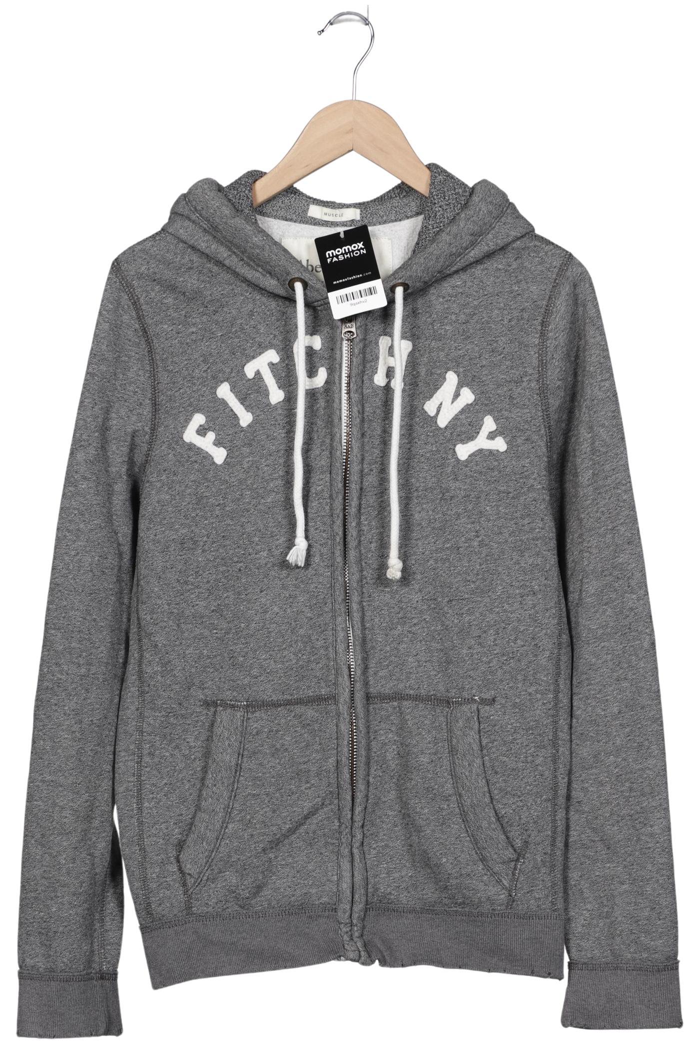 

Abercrombie & Fitch Herren Kapuzenpullover, grau, Gr. 48