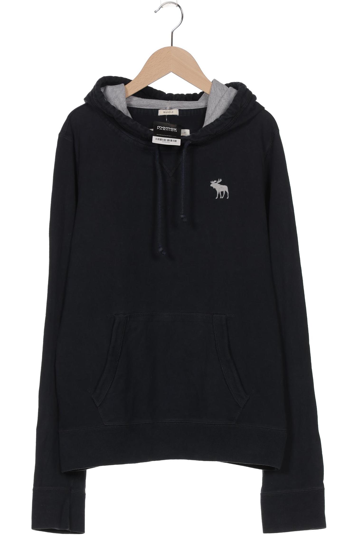 

Abercrombie & Fitch Herren Kapuzenpullover, marineblau, Gr. 48