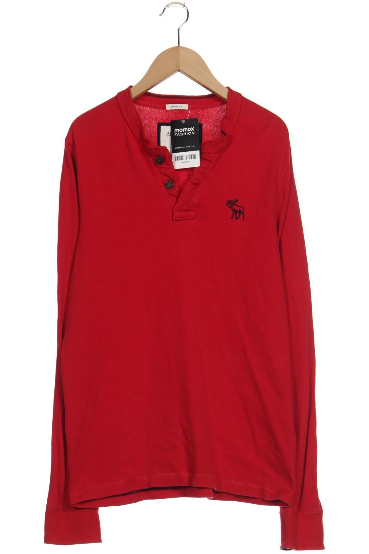

Abercrombie & Fitch Herren Langarmshirt, rot, Gr. 48