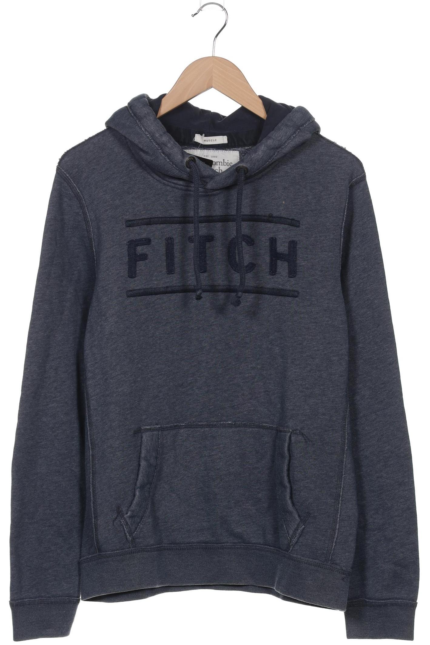 

Abercrombie & Fitch Herren Kapuzenpullover, marineblau, Gr. 48