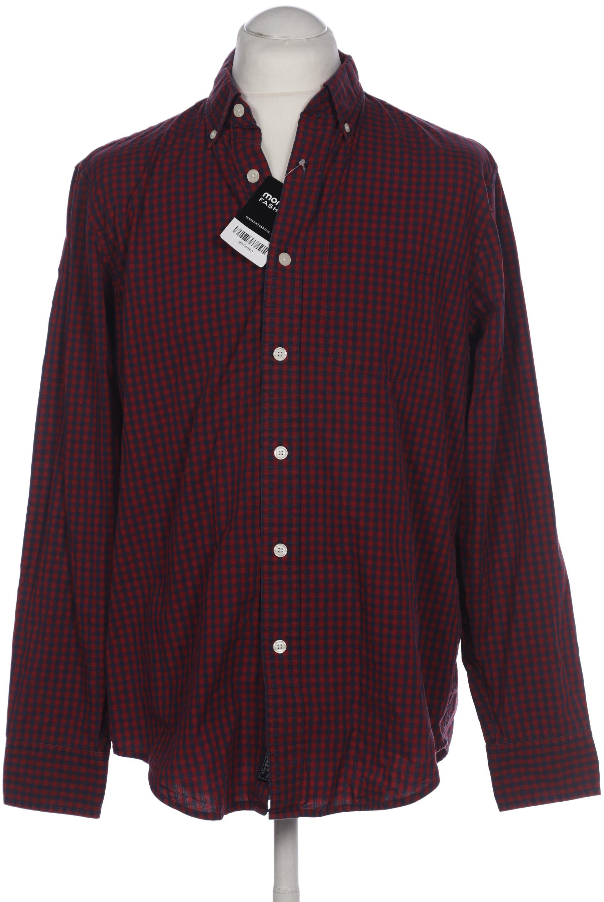 

Abercrombie & Fitch Herren Hemd, bordeaux, Gr. 48