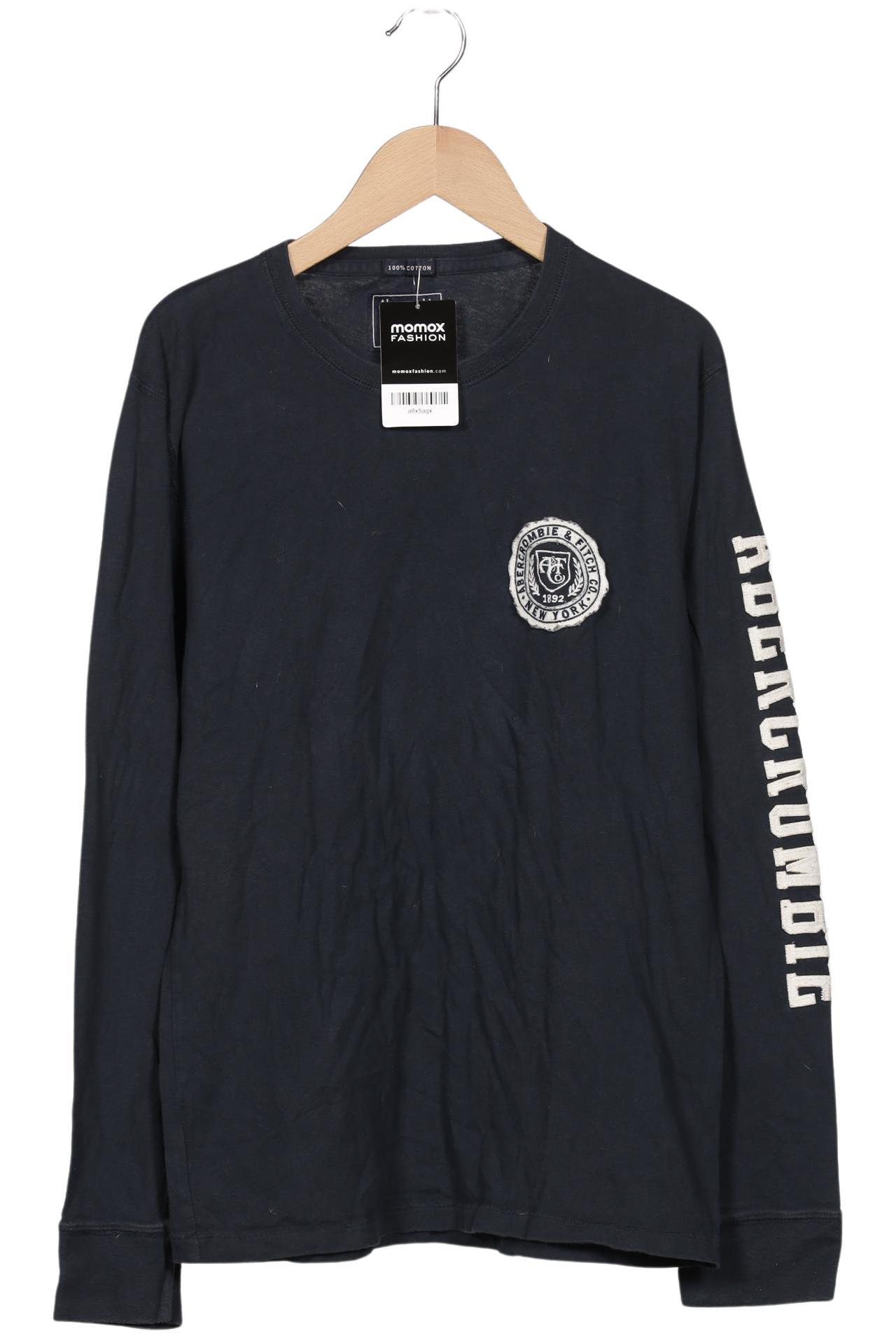 

Abercrombie & Fitch Herren Langarmshirt, marineblau, Gr. 46