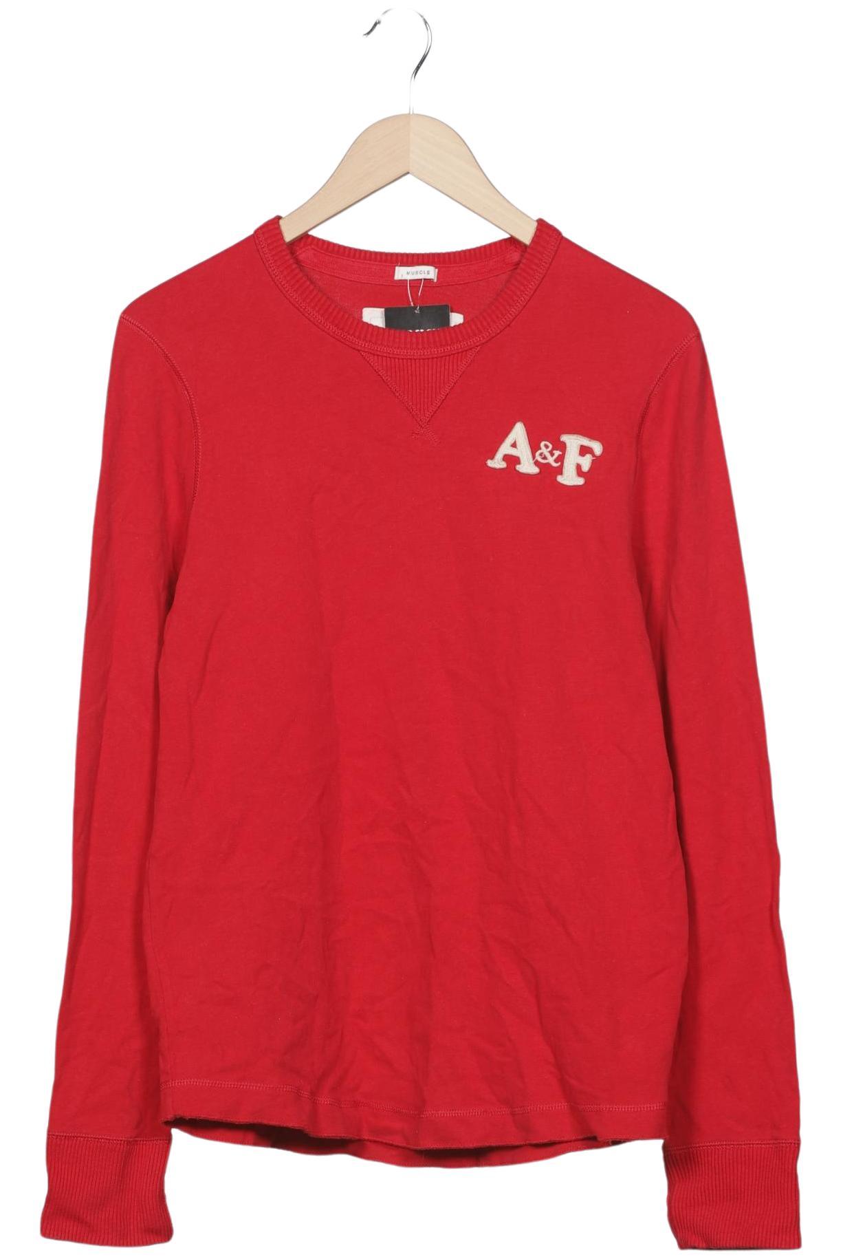 

Abercrombie & Fitch Herren Langarmshirt, rot, Gr. 48