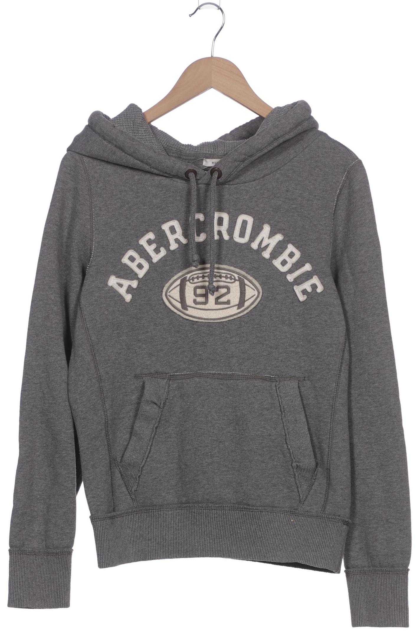 

Abercrombie & Fitch Herren Kapuzenpullover, grau, Gr. 46