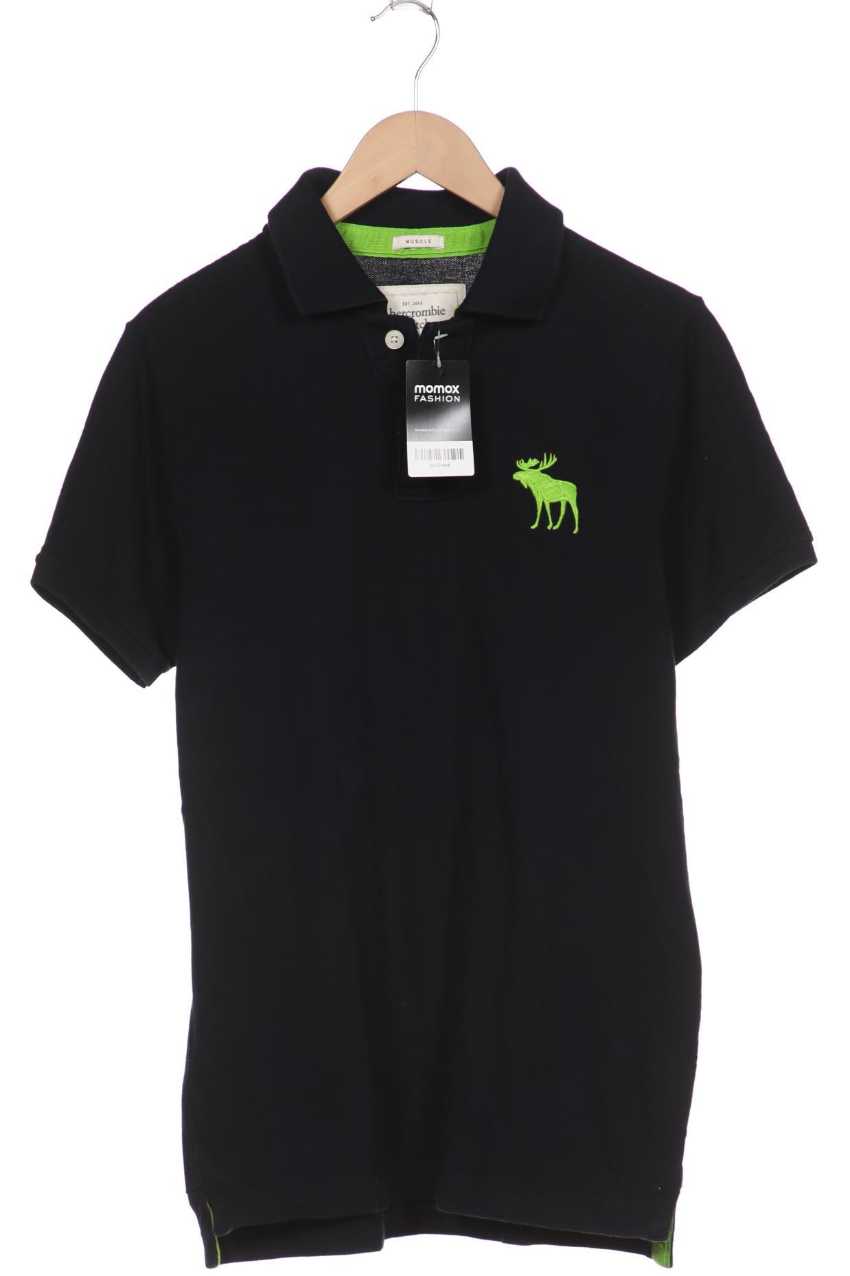 

Abercrombie & Fitch Herren Poloshirt, schwarz