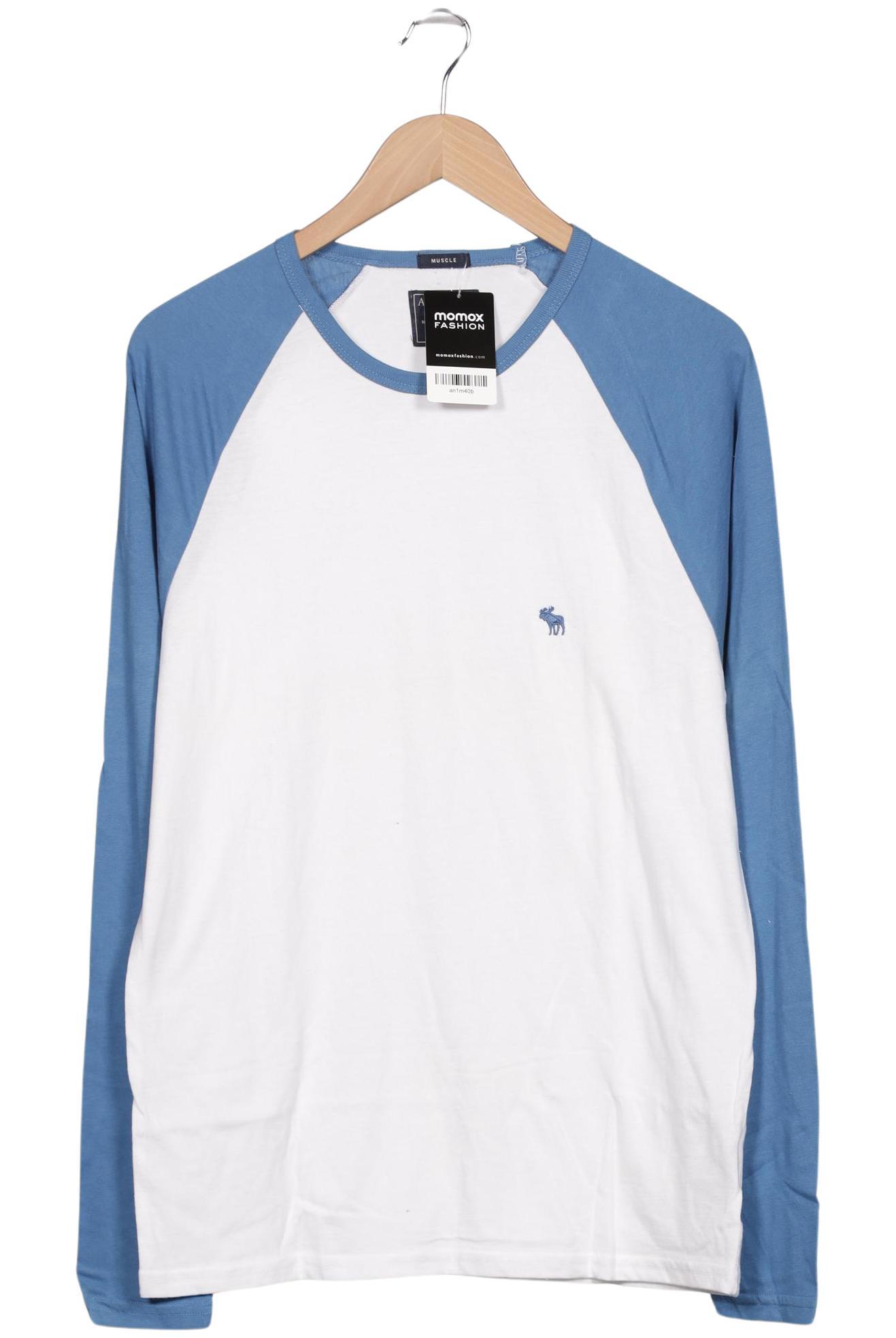

Abercrombie & Fitch Herren Langarmshirt, weiß, Gr. 48