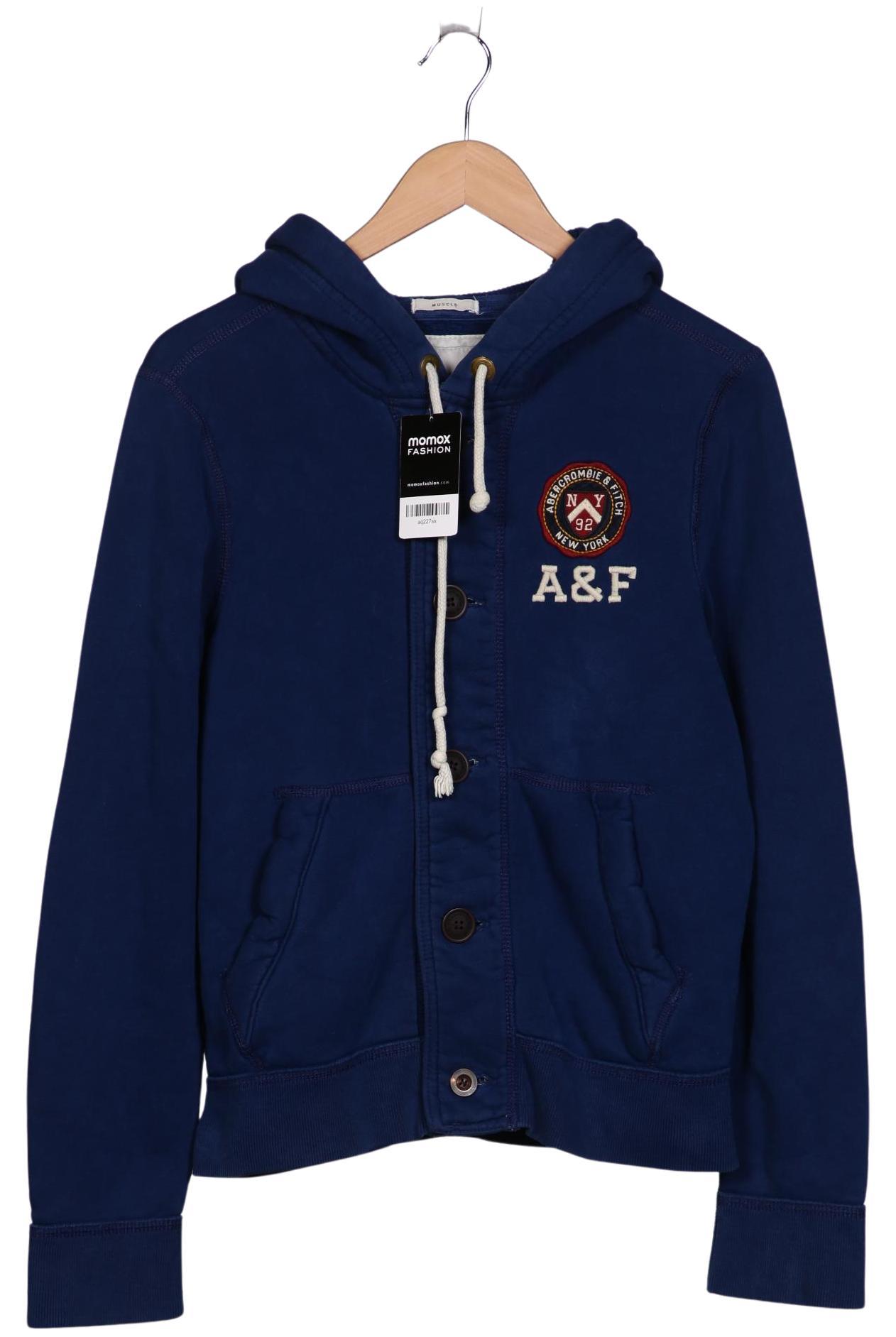 

Abercrombie & Fitch Herren Kapuzenpullover, marineblau, Gr. 46