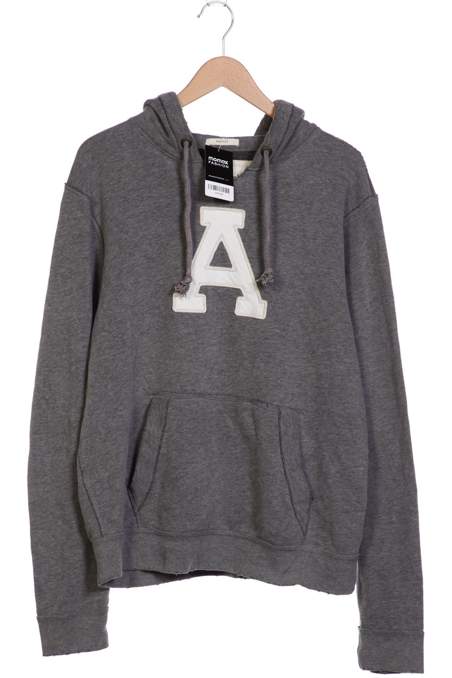 

Abercrombie & Fitch Herren Kapuzenpullover, grau