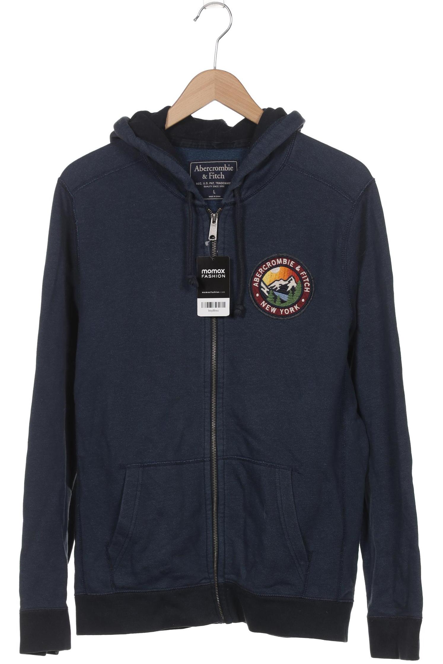 

Abercrombie & Fitch Herren Kapuzenpullover, marineblau, Gr. 52