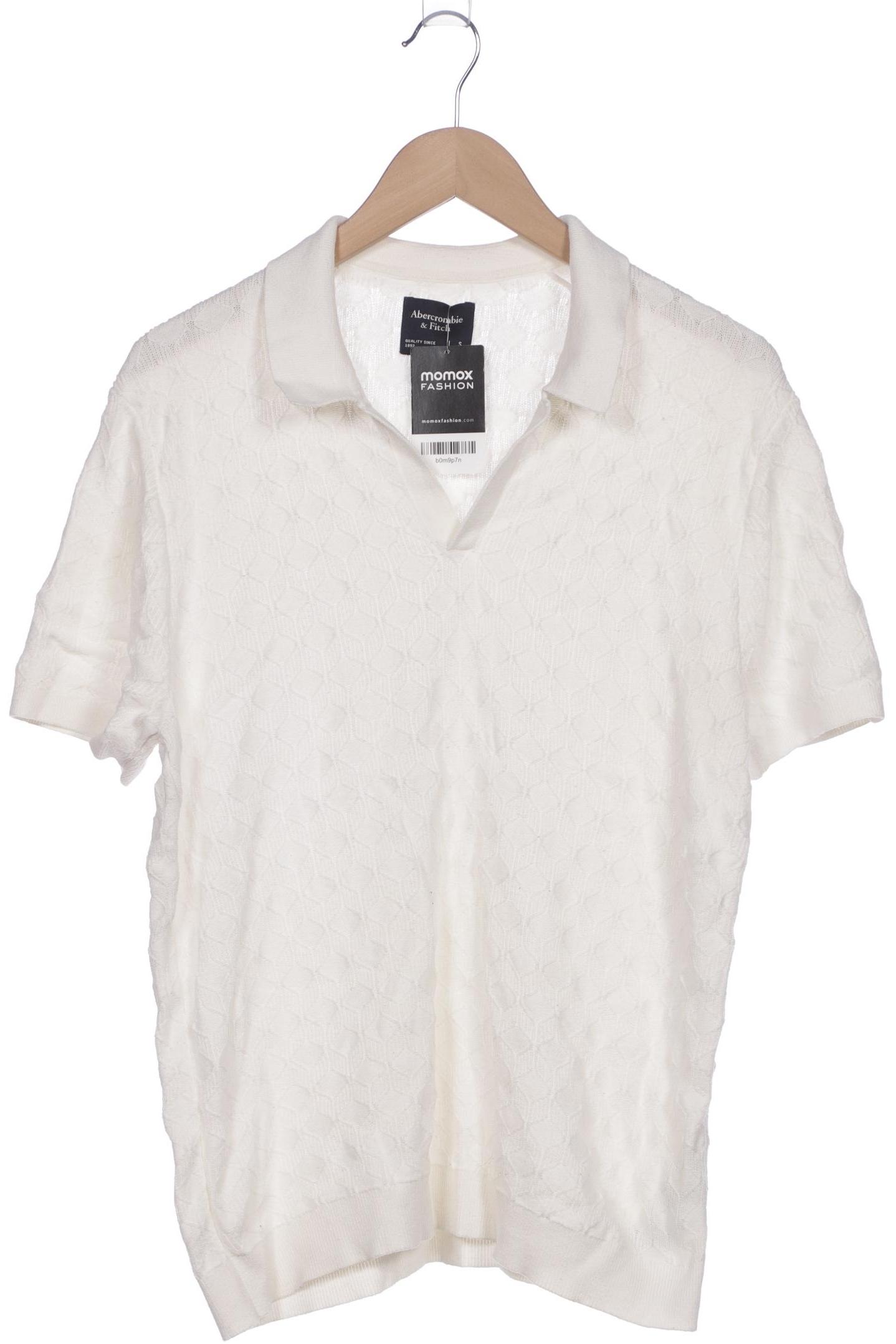 

Abercrombie & Fitch Herren Poloshirt, weiß, Gr. 46