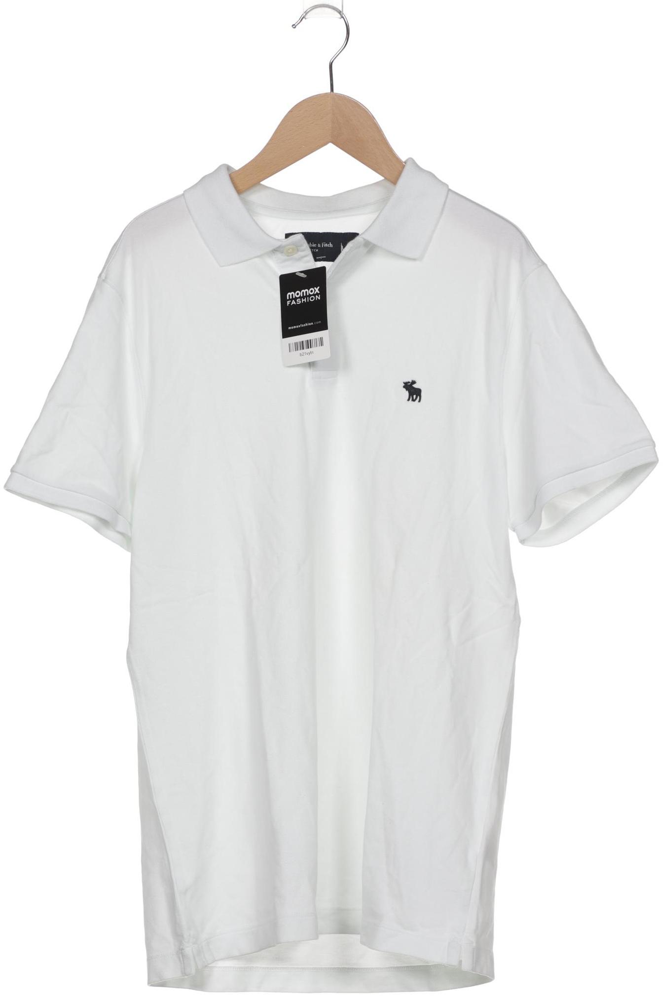 

Abercrombie & Fitch Herren Poloshirt, weiß, Gr. 48