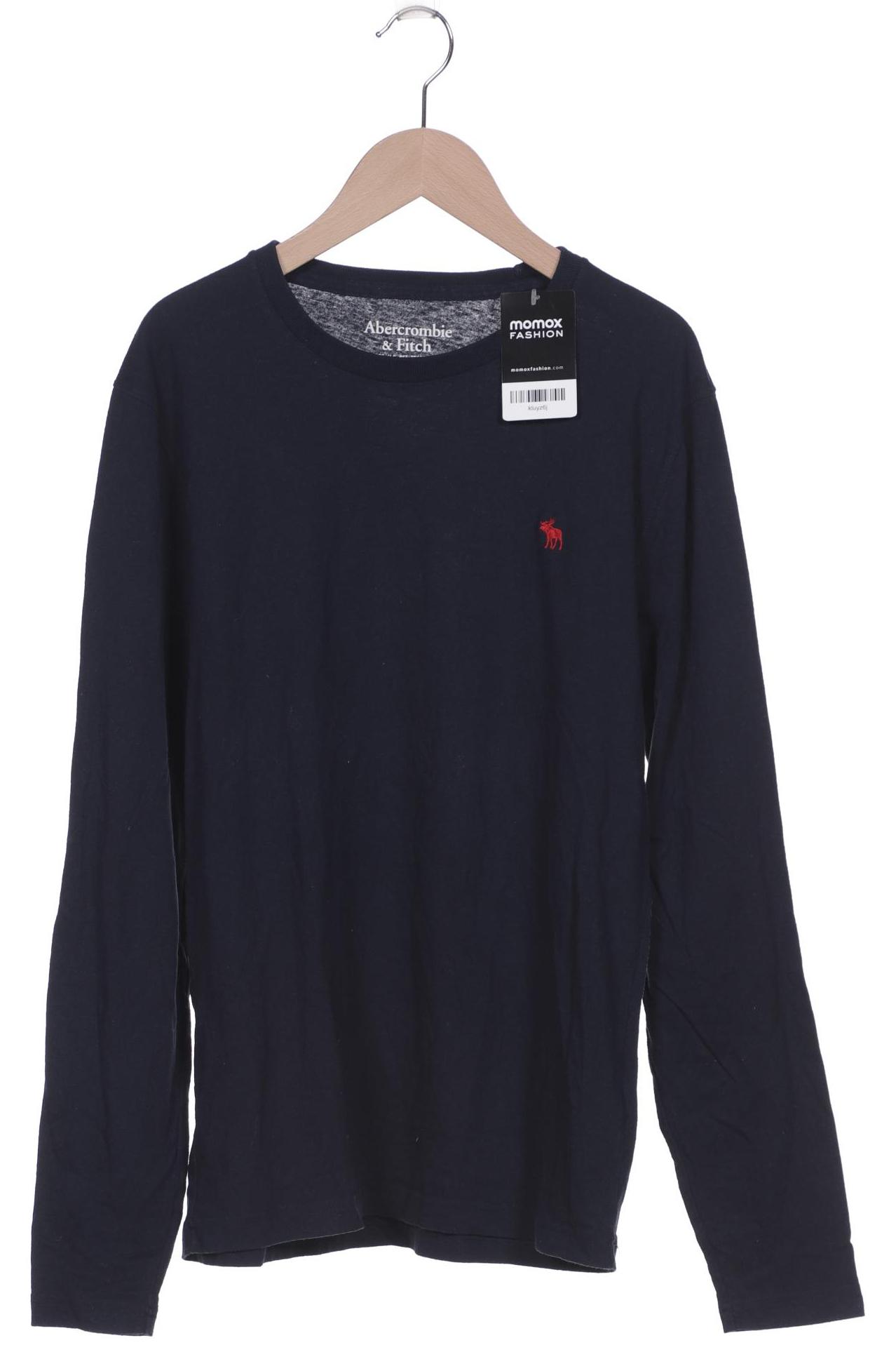 

Abercrombie & Fitch Herren Langarmshirt, marineblau, Gr. 46