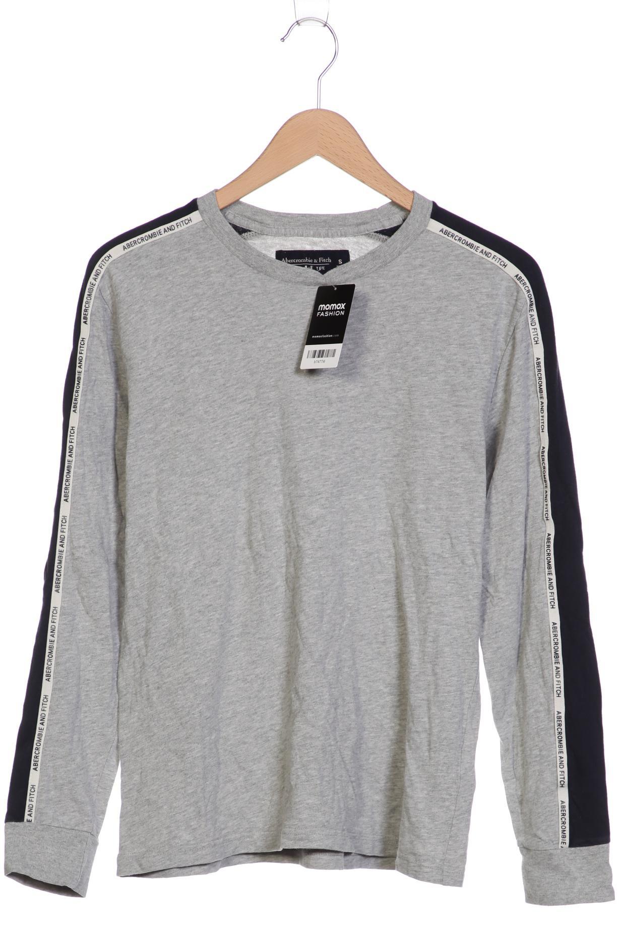 

Abercrombie & Fitch Herren Langarmshirt, grau