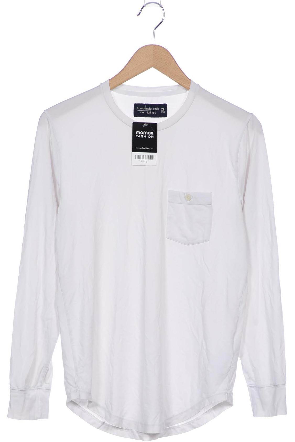

Abercrombie & Fitch Herren Langarmshirt, weiß, Gr. 44