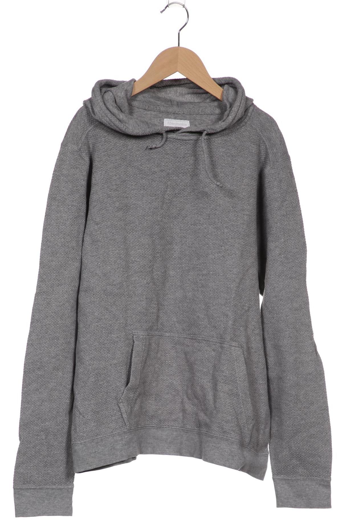 

Abercrombie & Fitch Herren Kapuzenpullover, grau