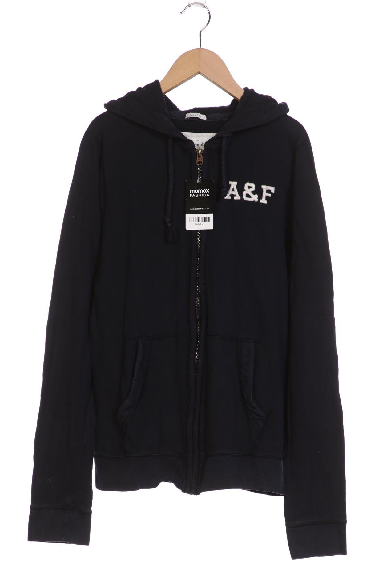 

Abercrombie & Fitch Herren Kapuzenpullover, marineblau, Gr. 48