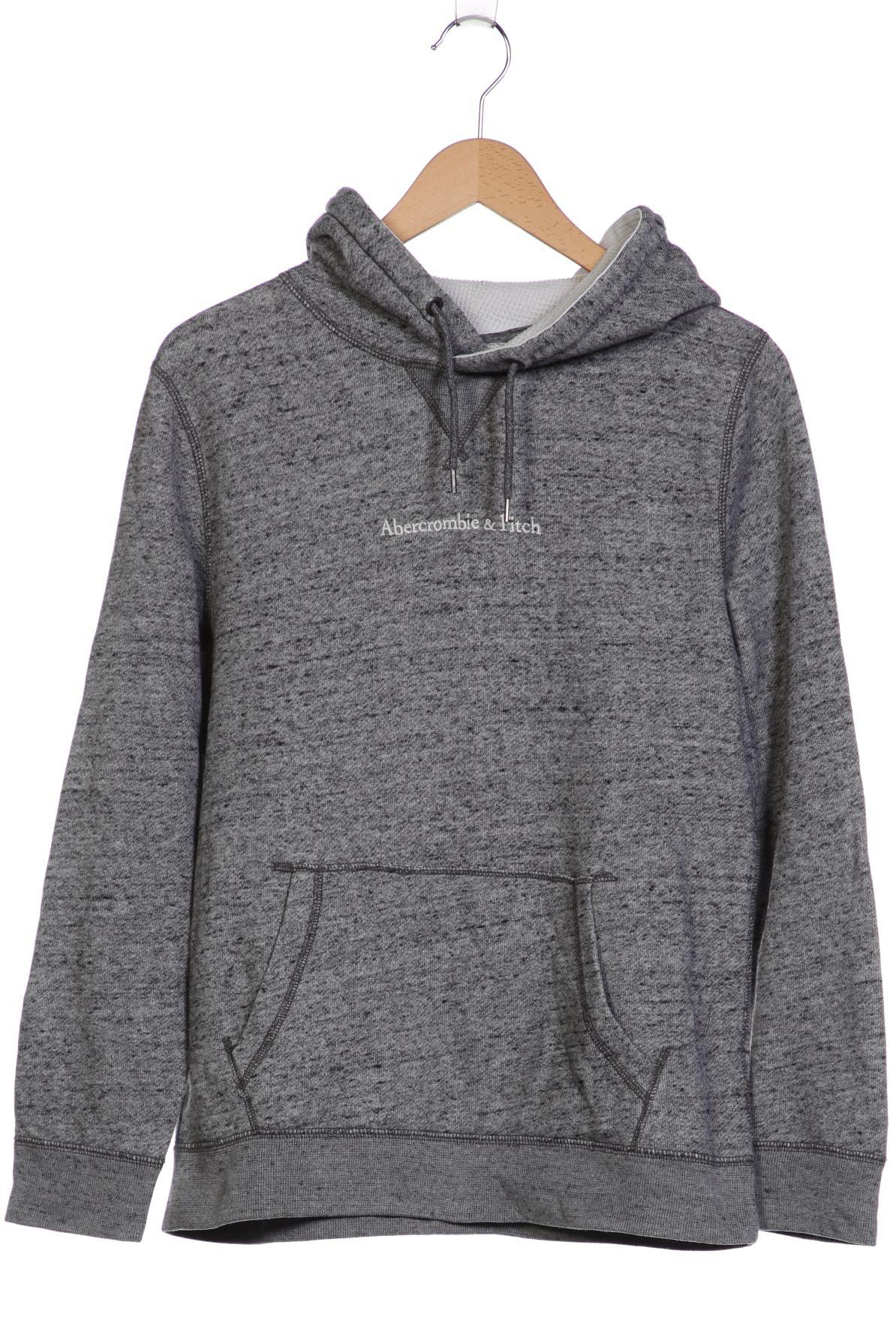 

Abercrombie & Fitch Herren Kapuzenpullover, grau, Gr. 46