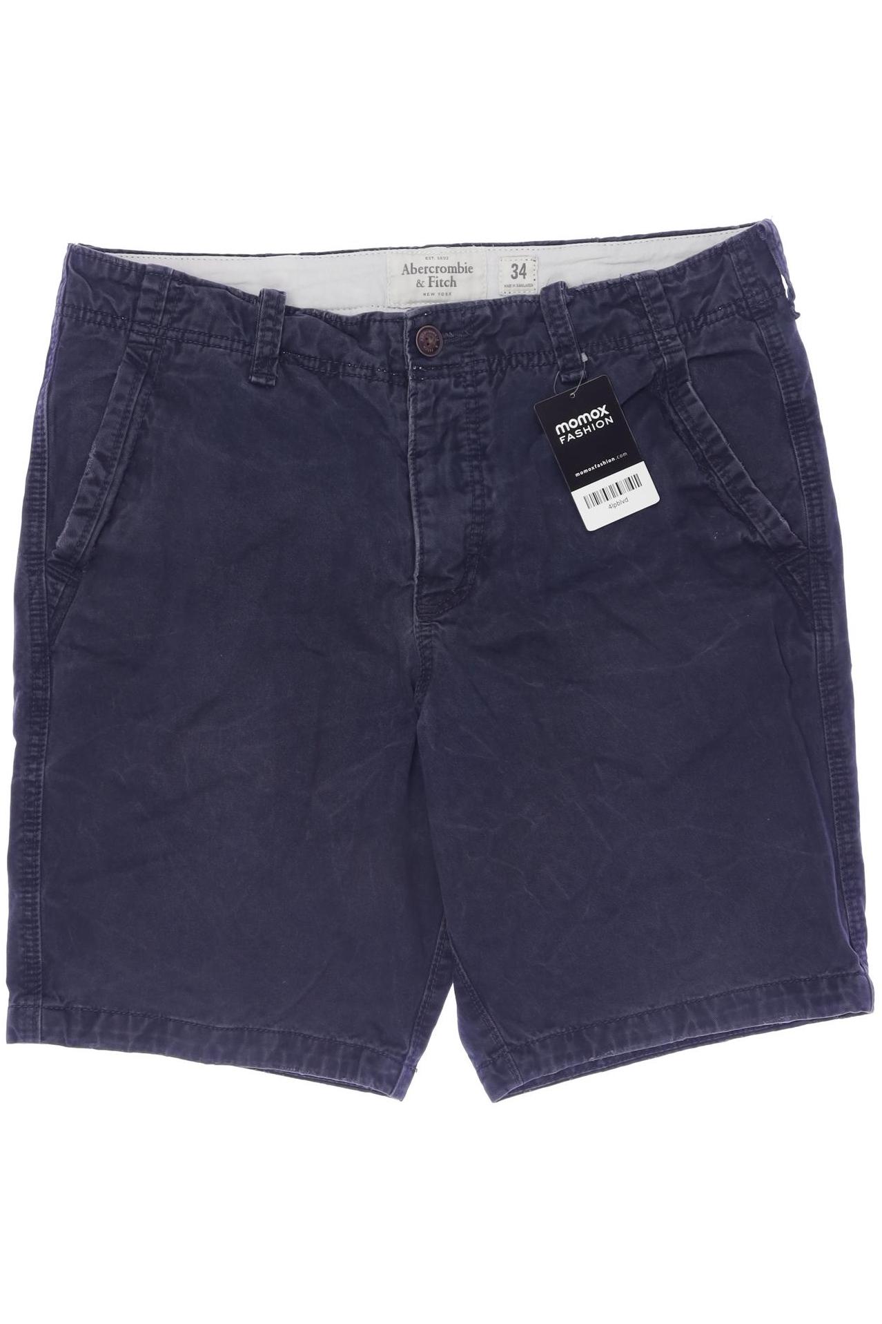 

Abercrombie & Fitch Herren Shorts, marineblau, Gr. 34