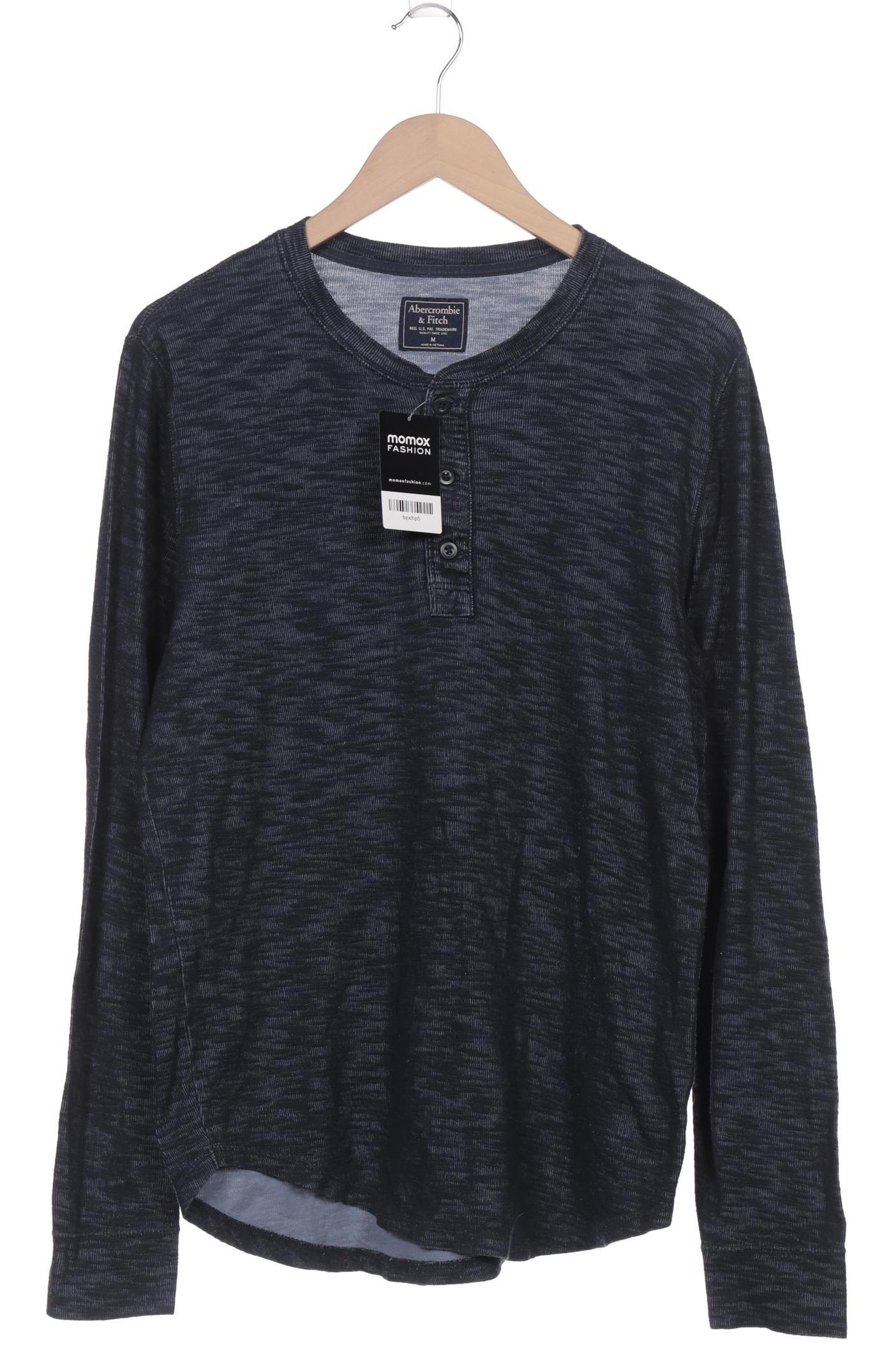 

Abercrombie & Fitch Herren Langarmshirt, marineblau