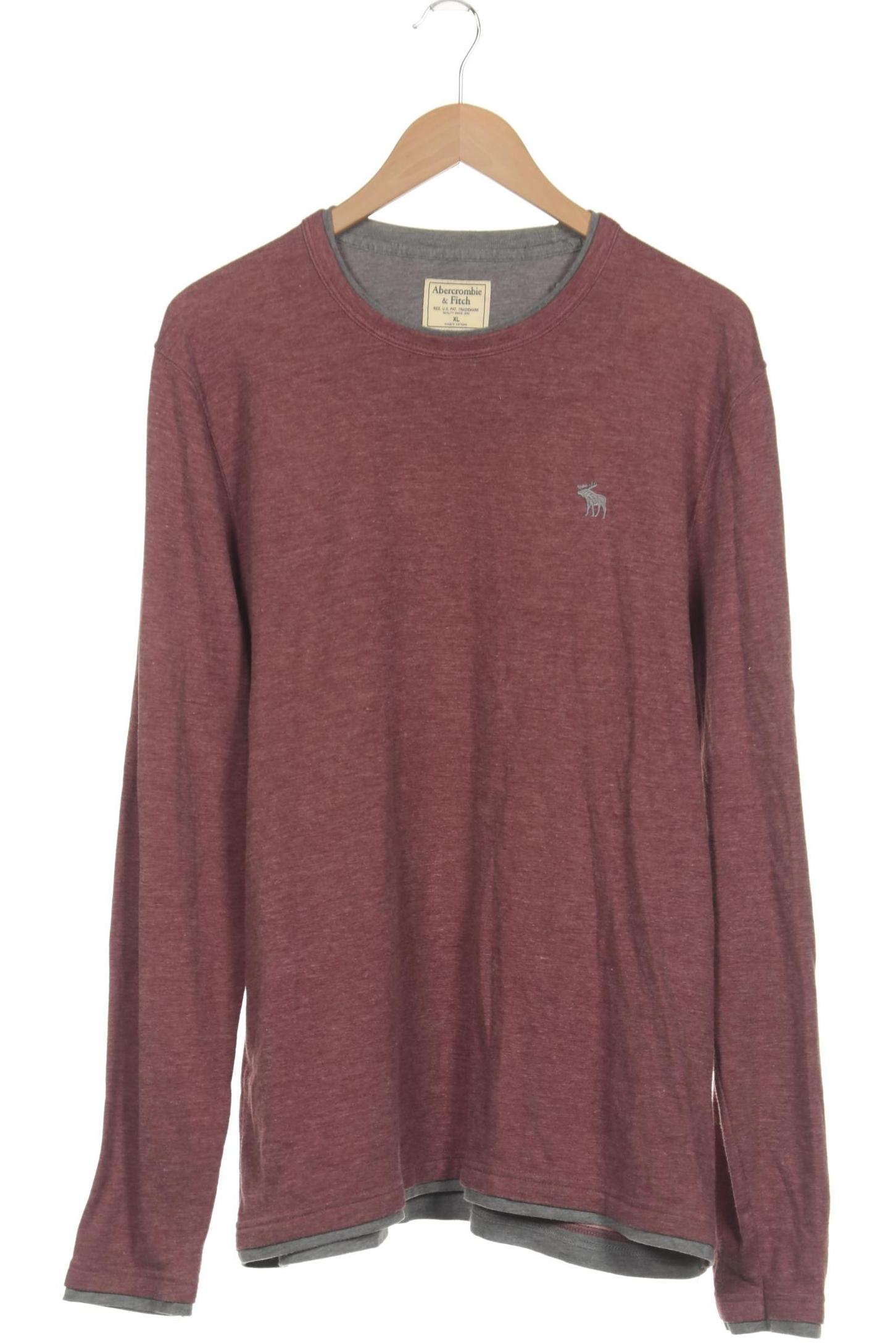 

Abercrombie & Fitch Herren Langarmshirt, bordeaux, Gr. 54