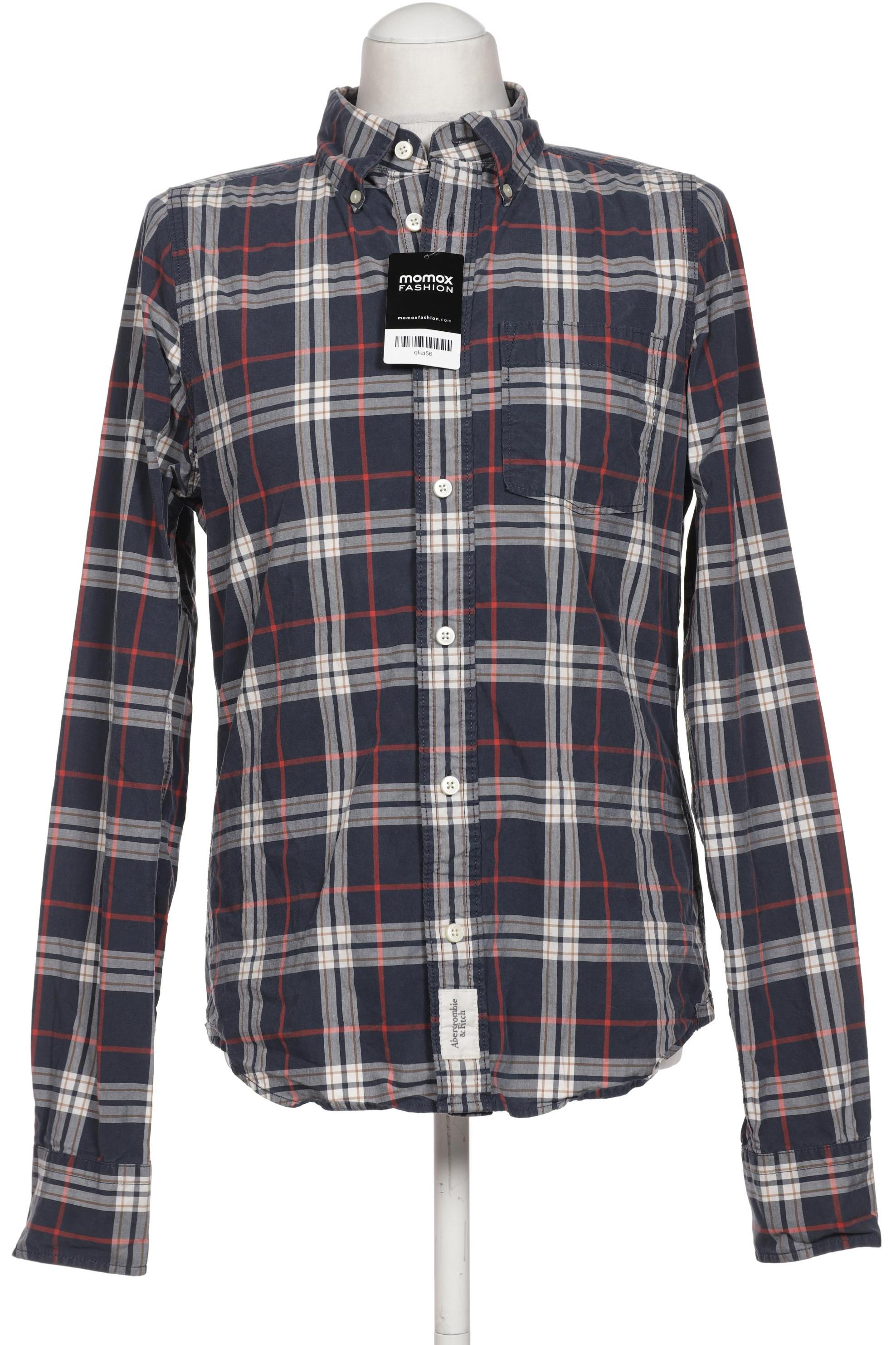 

Abercrombie & Fitch Herren Hemd, marineblau, Gr. 48