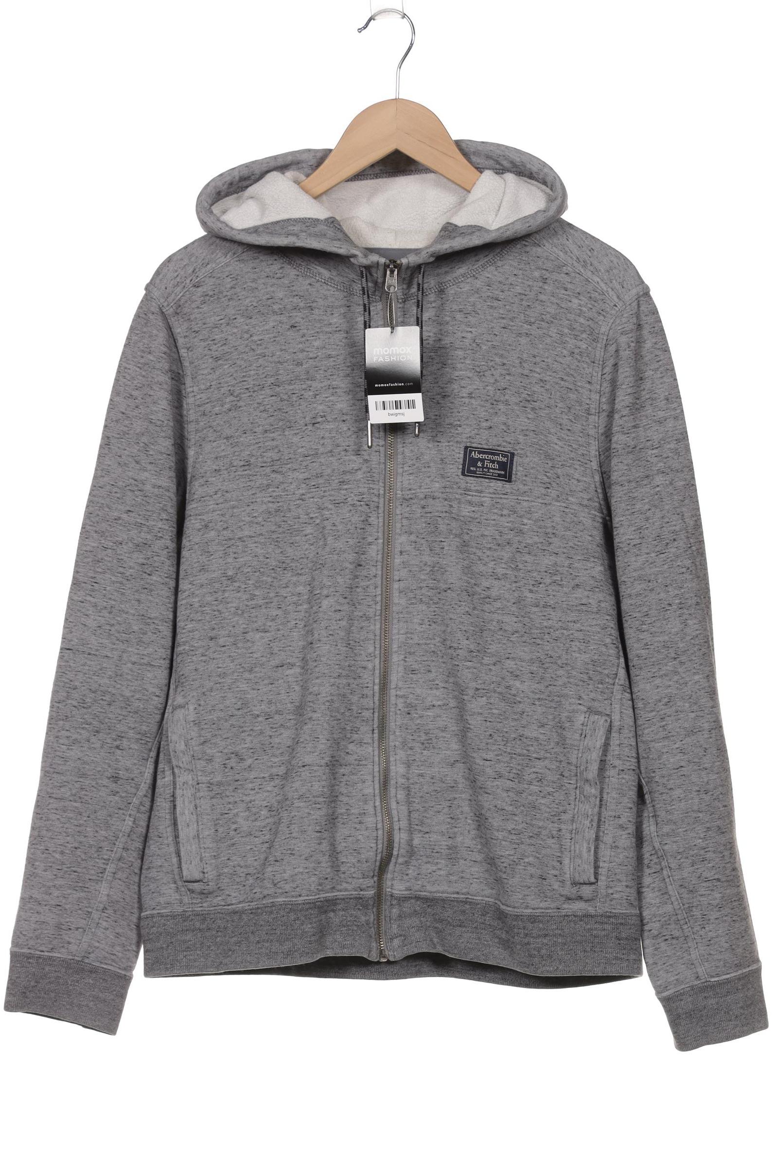 

Abercrombie & Fitch Herren Kapuzenpullover, grau, Gr. 54
