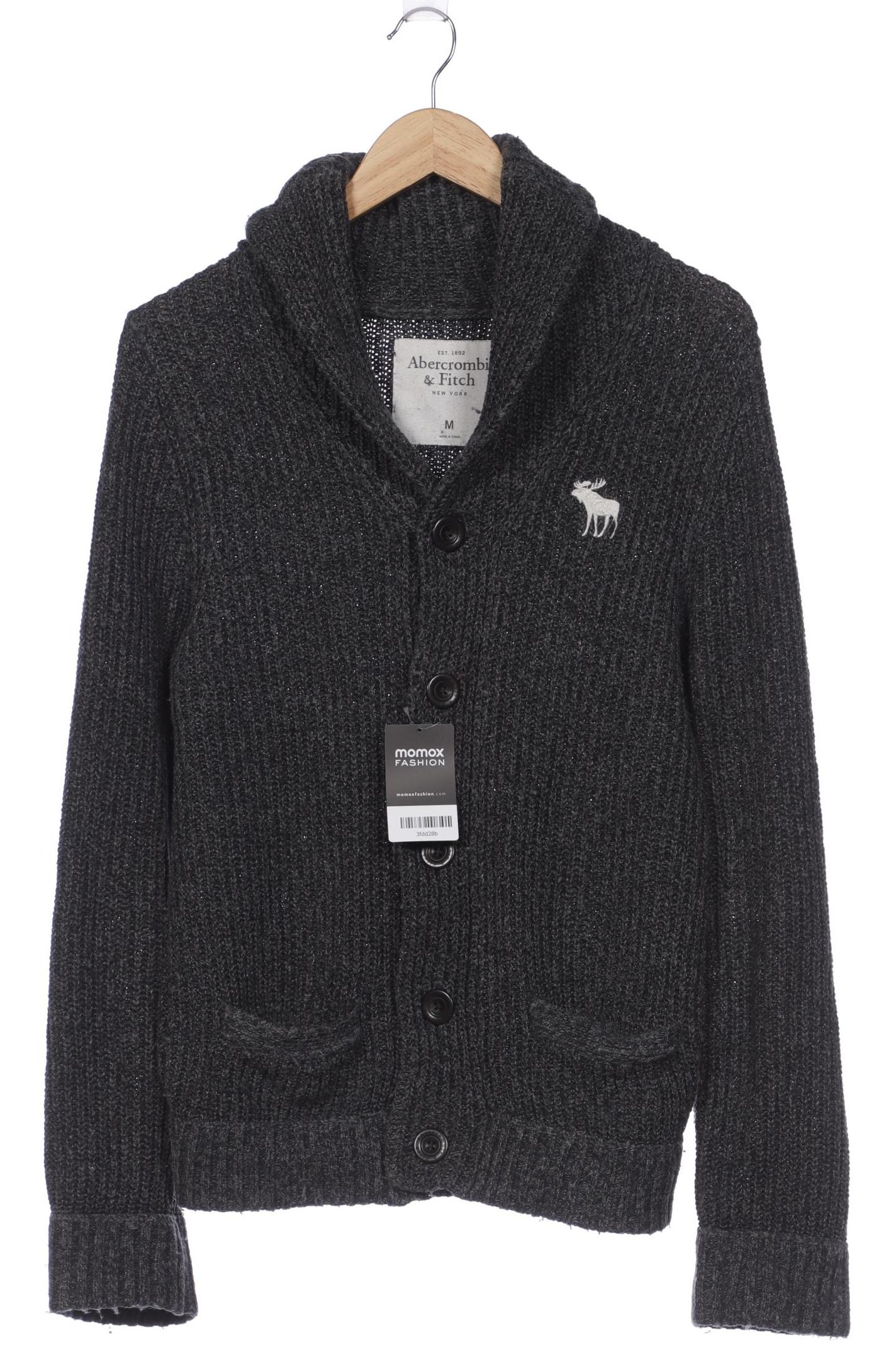 

Abercrombie & Fitch Herren Strickjacke, blau, Gr. 48