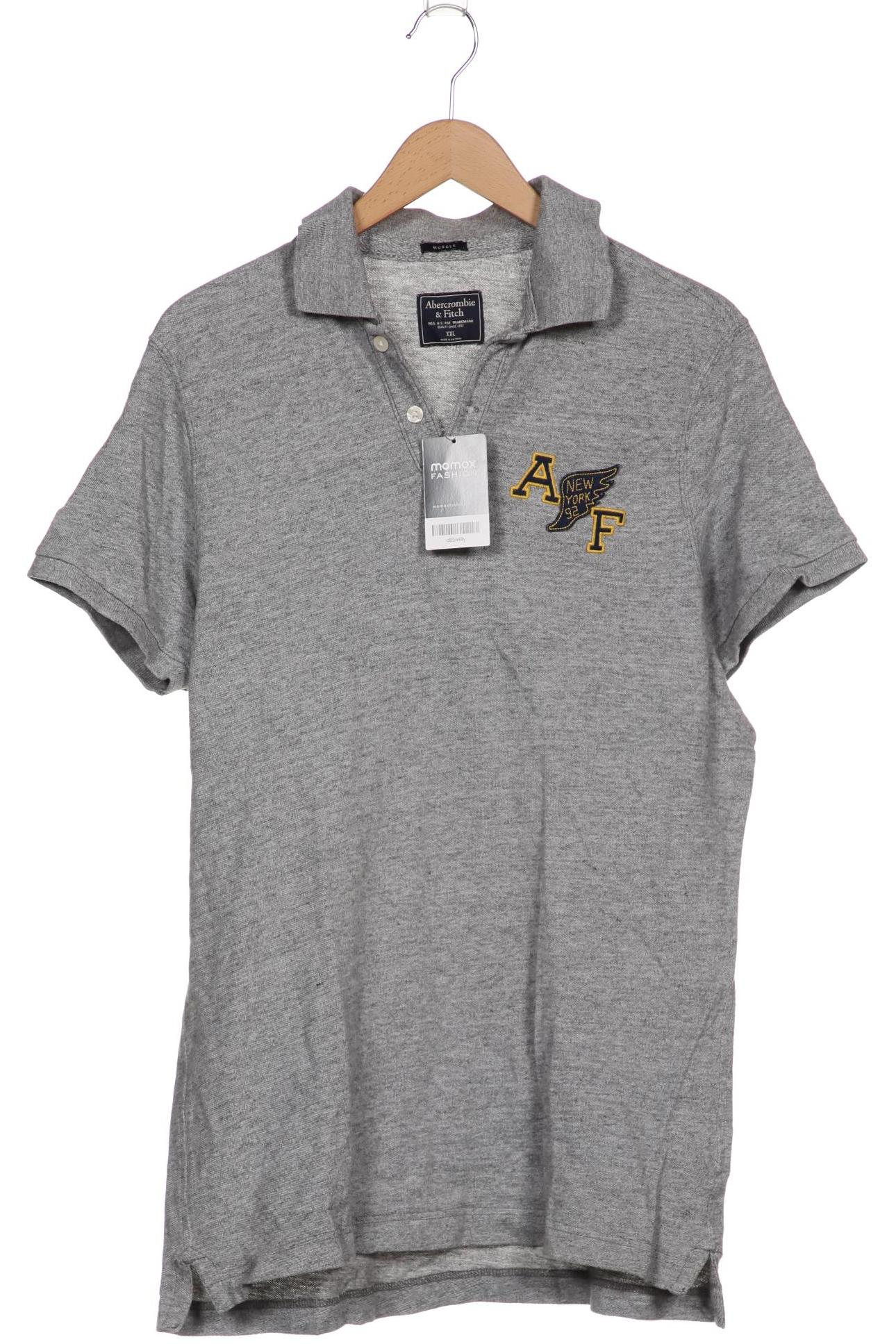 

Abercrombie & Fitch Herren Poloshirt, grau