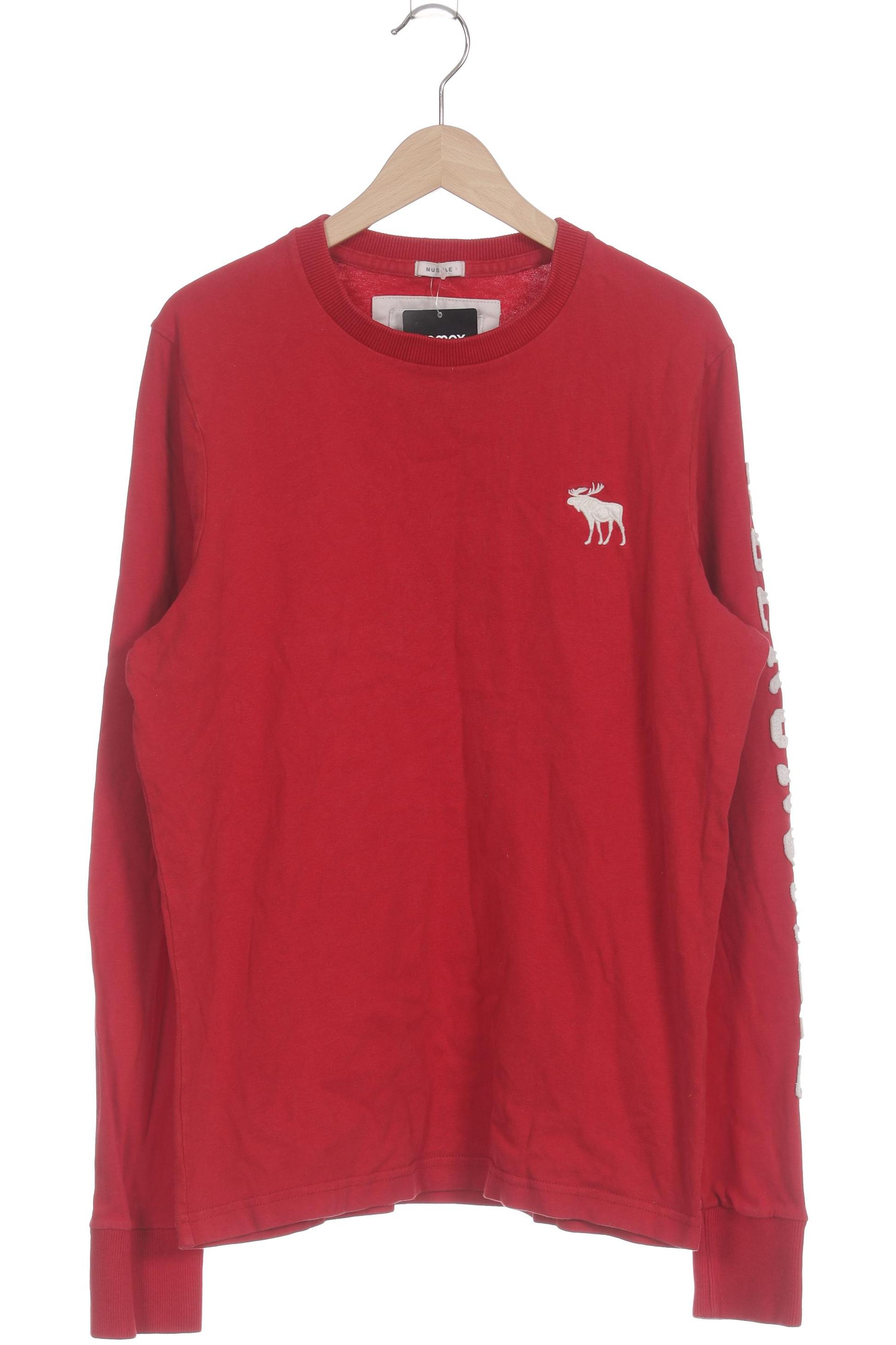 

Abercrombie & Fitch Herren Langarmshirt, rot, Gr.
