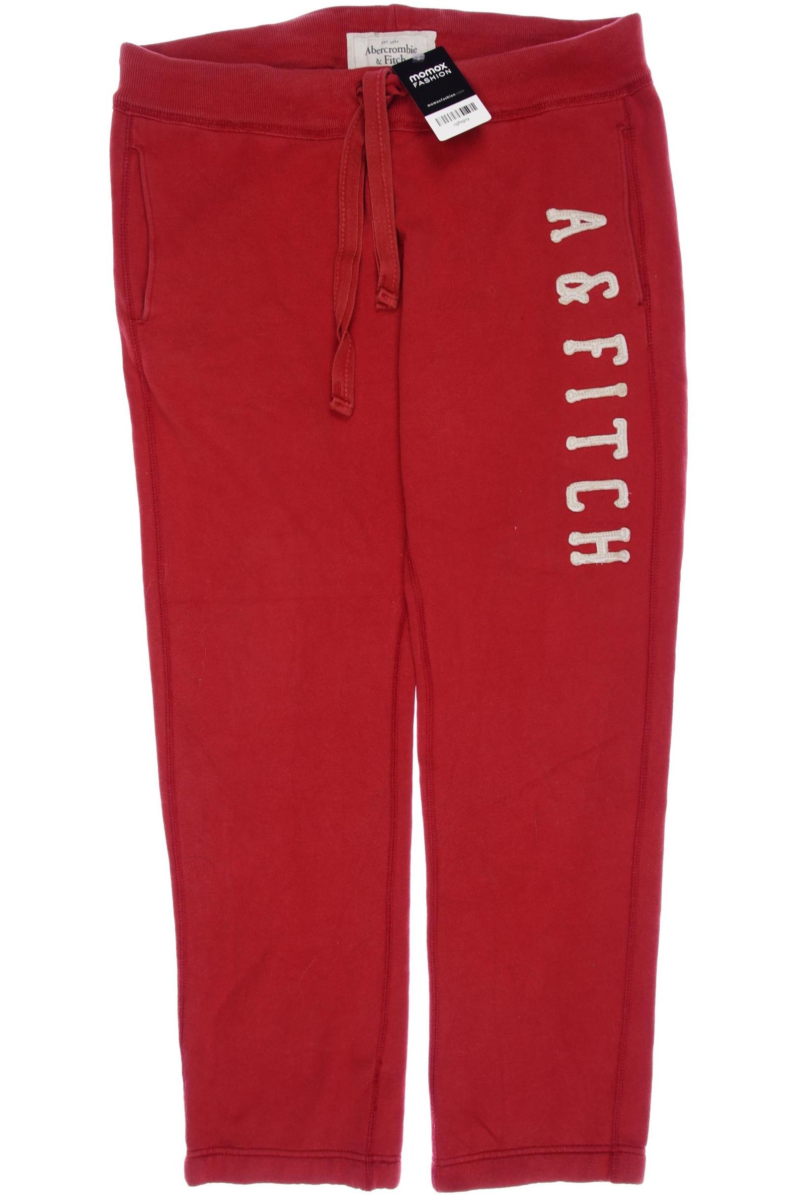 

Abercrombie & Fitch Herren Stoffhose, rot, Gr. 0