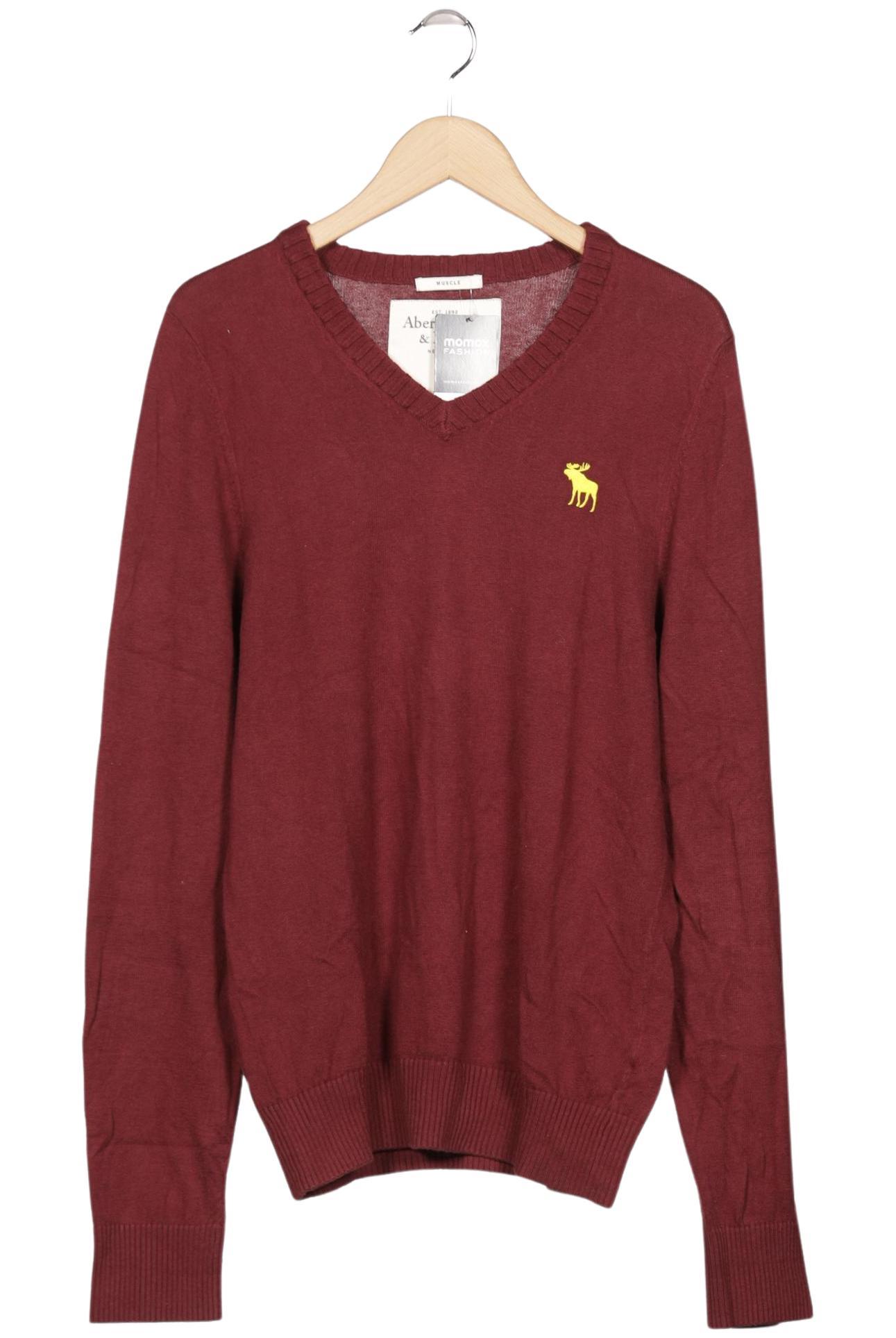 

Abercrombie & Fitch Herren Pullover, bordeaux, Gr. 54