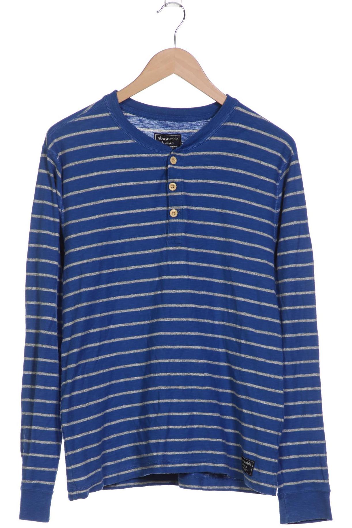 

Abercrombie & Fitch Herren Langarmshirt, blau, Gr. 48