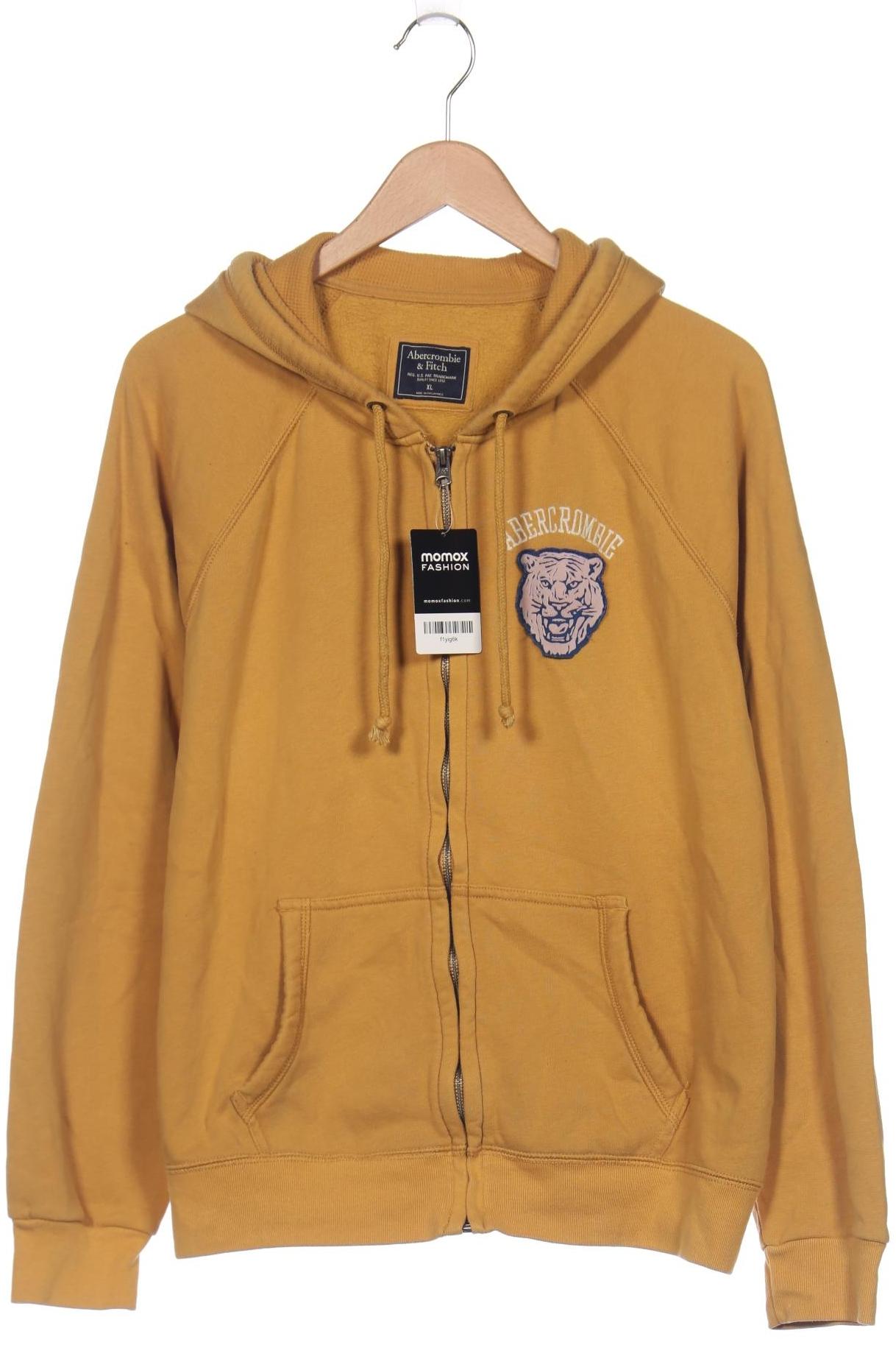

Abercrombie & Fitch Herren Kapuzenpullover, gelb, Gr. 54